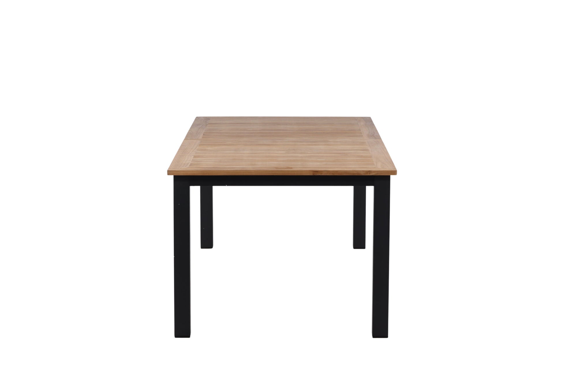 Venture Home Panama - bord - 224/324*100 - svart Alu/Teak