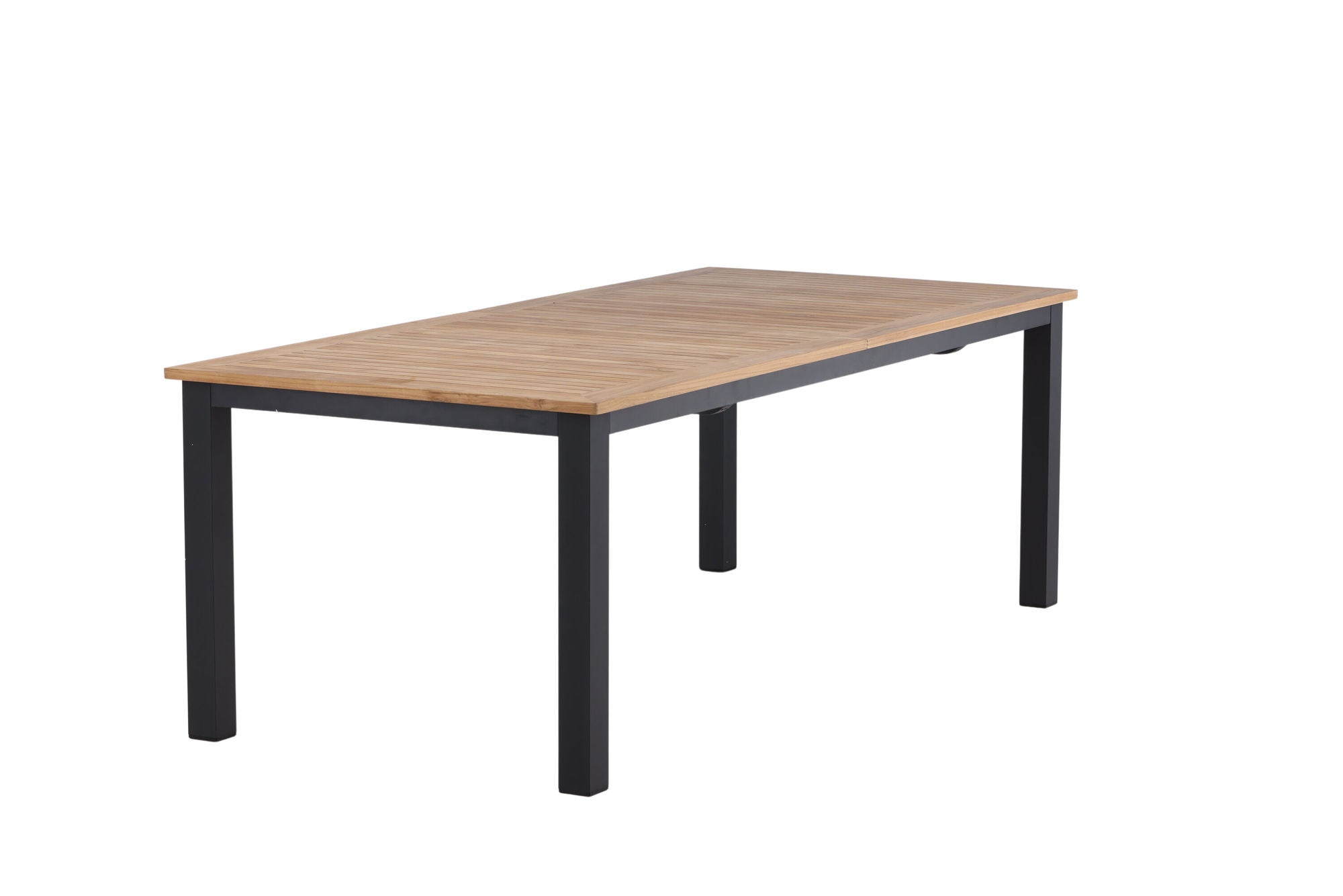 Venture Home Panama - bord - 224/324*100 - svart Alu/Teak