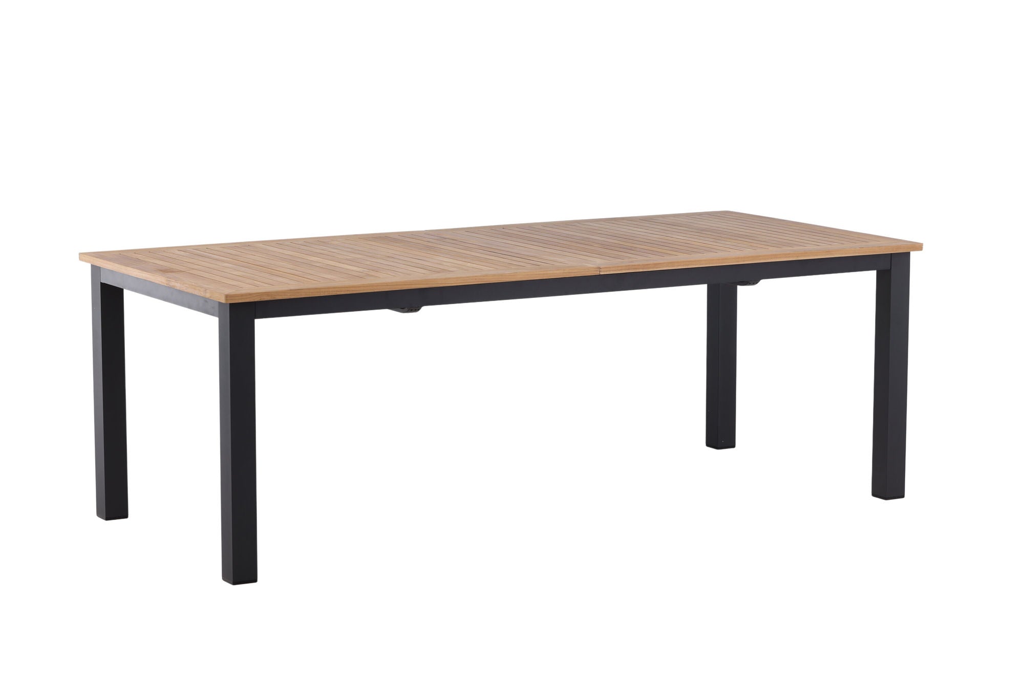 Venture Home Panama - bord - 224/324*100 - svart Alu/Teak