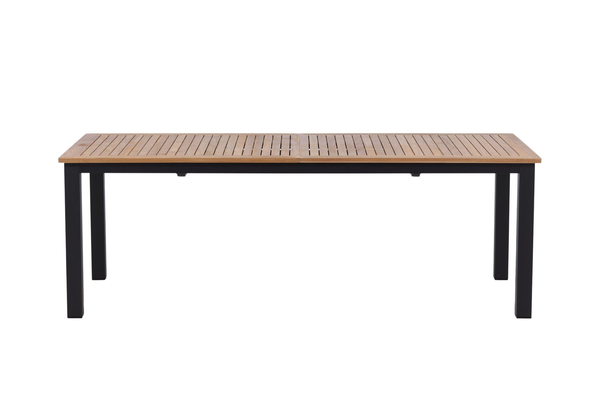 Venture Home Panama - bord - 224/324*100 - svart Alu/Teak