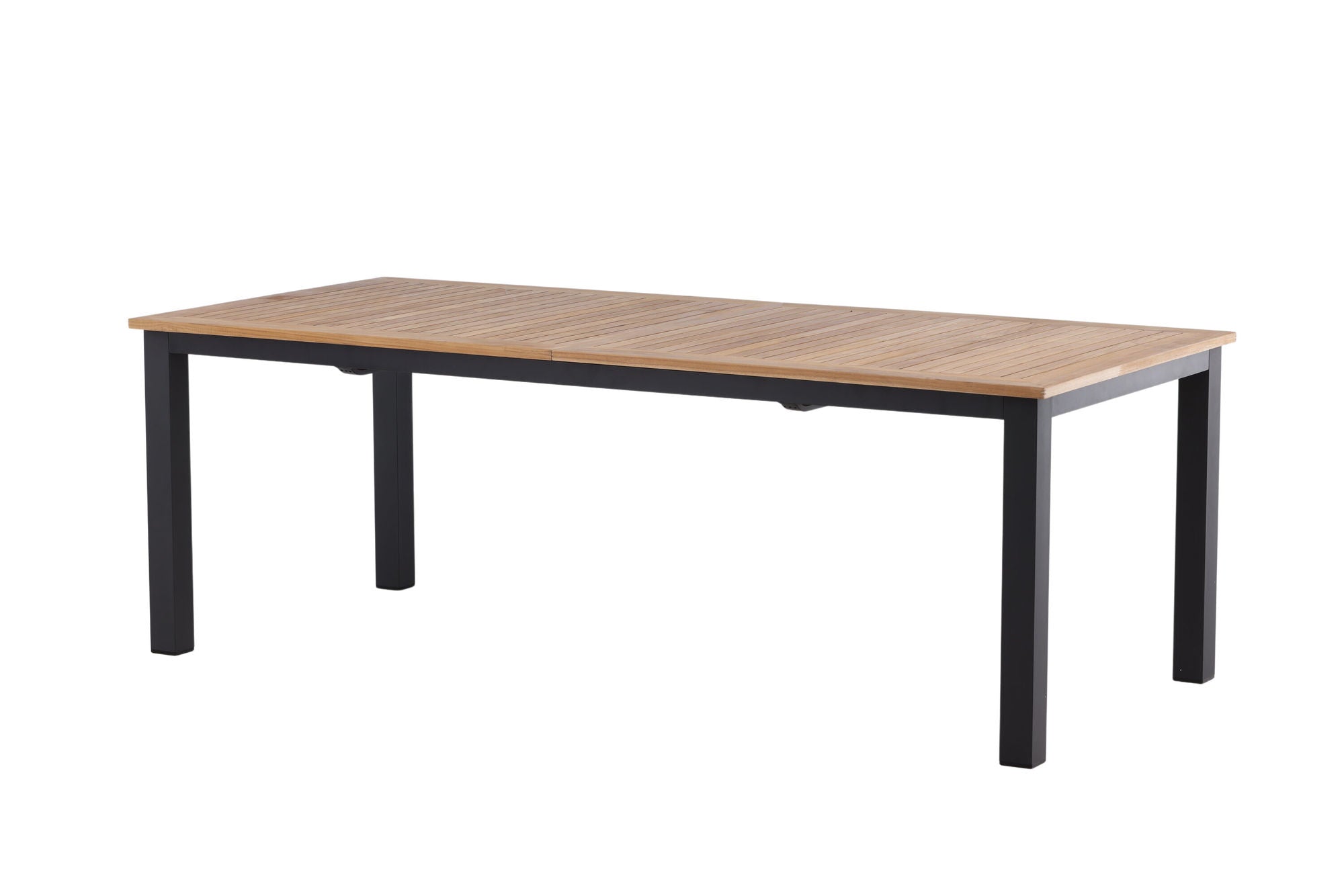 Venture Home Panama - bord - 224/324*100 - svart Alu/Teak