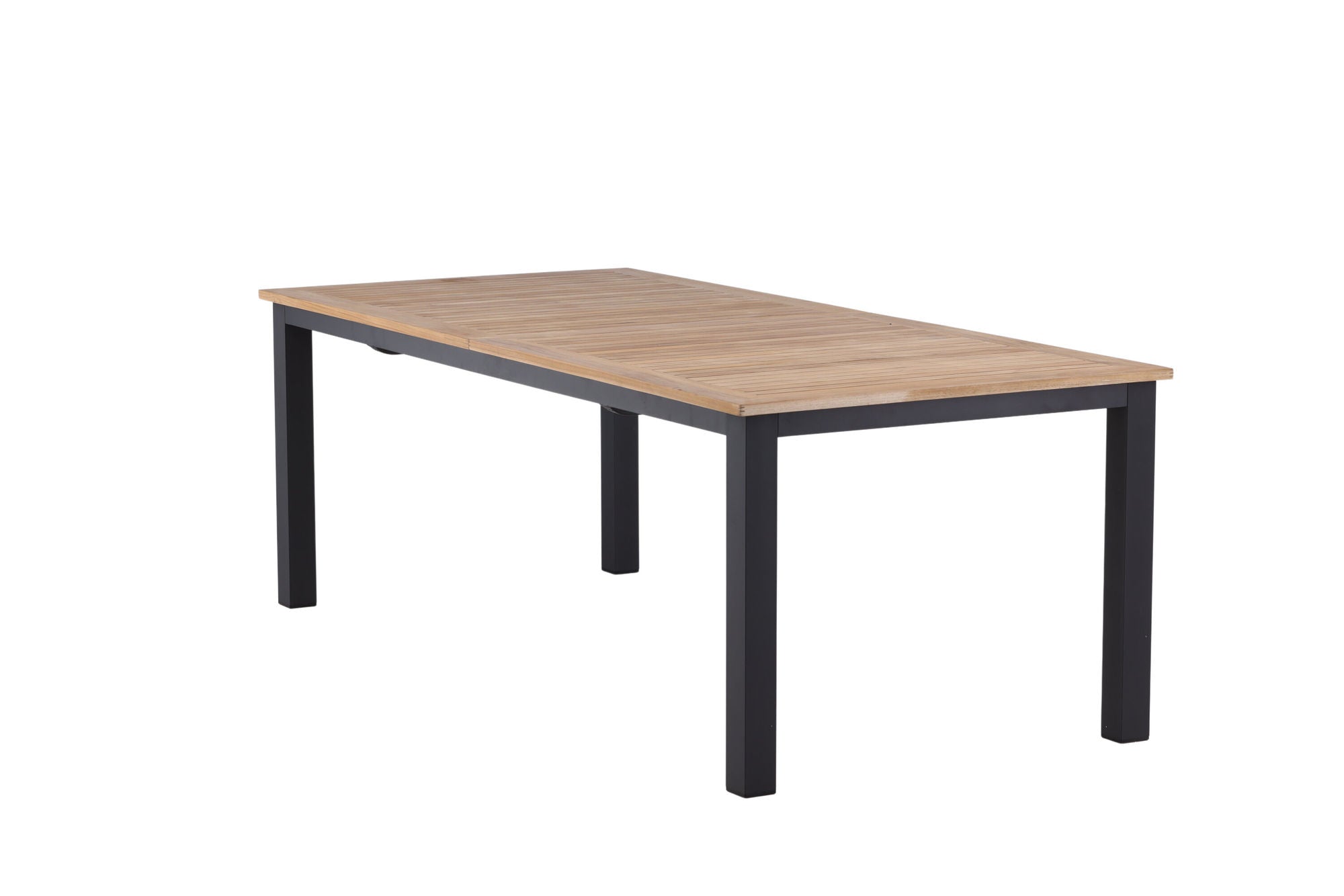 Venture Home Panama - bord - 224/324*100 - svart Alu/Teak