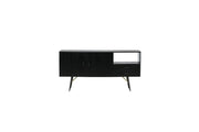 Venture Home Gold skab unit - Black Veneer - Black Legs - Brass details