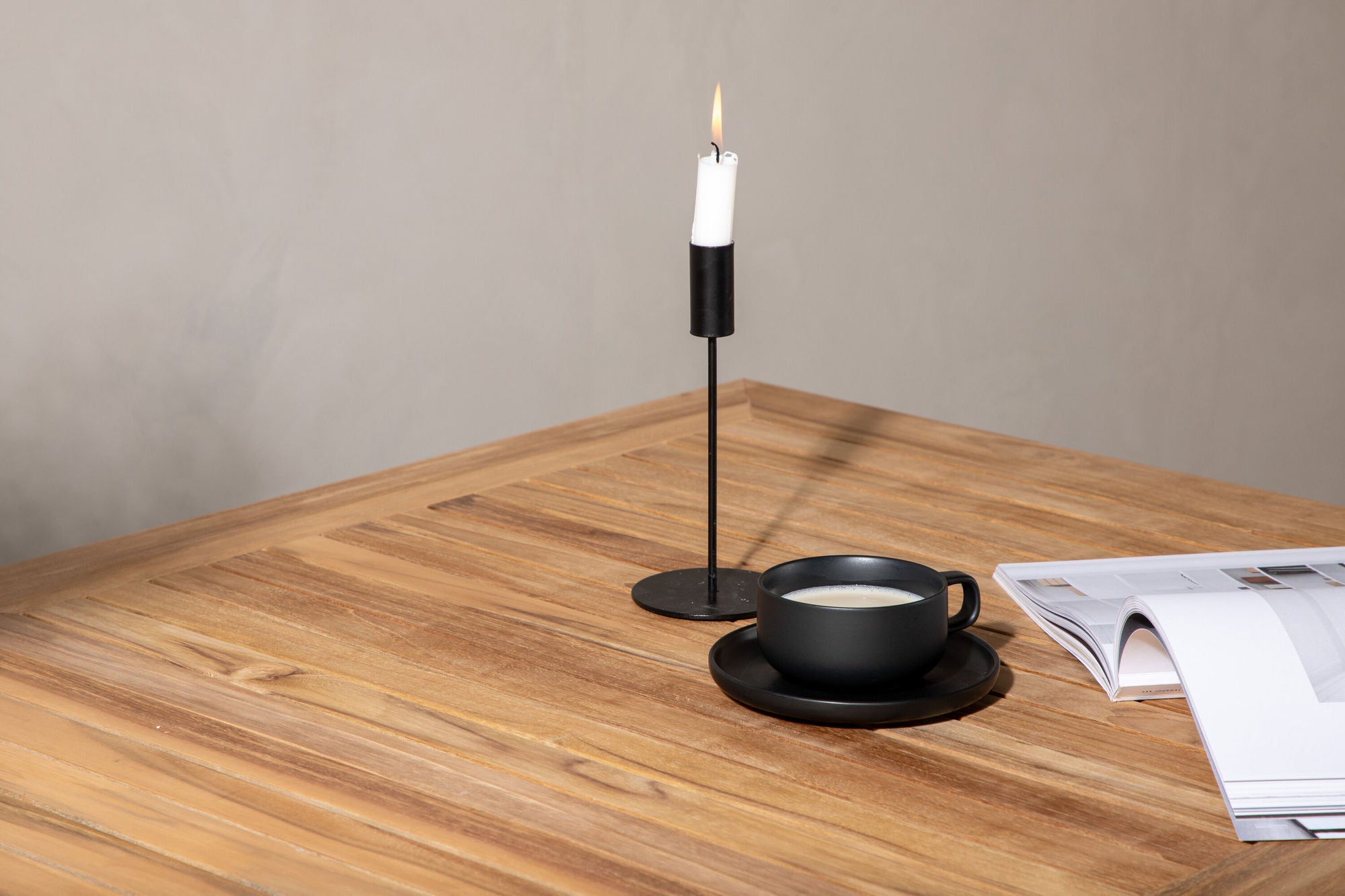Venture Home Panama bord 152/210 - Black/Teak
