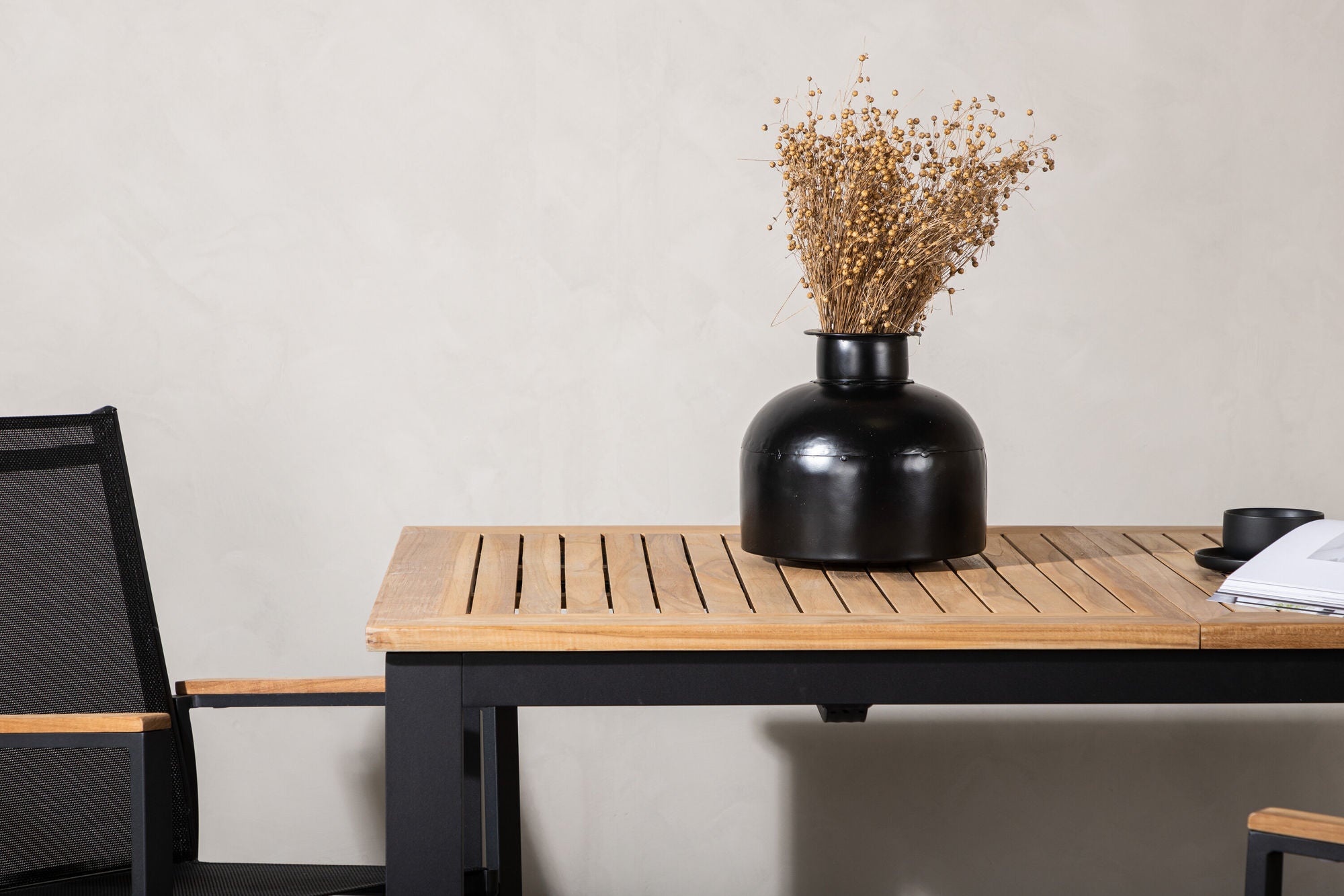 Venture Home Panama bord 152/210 - Black/Teak