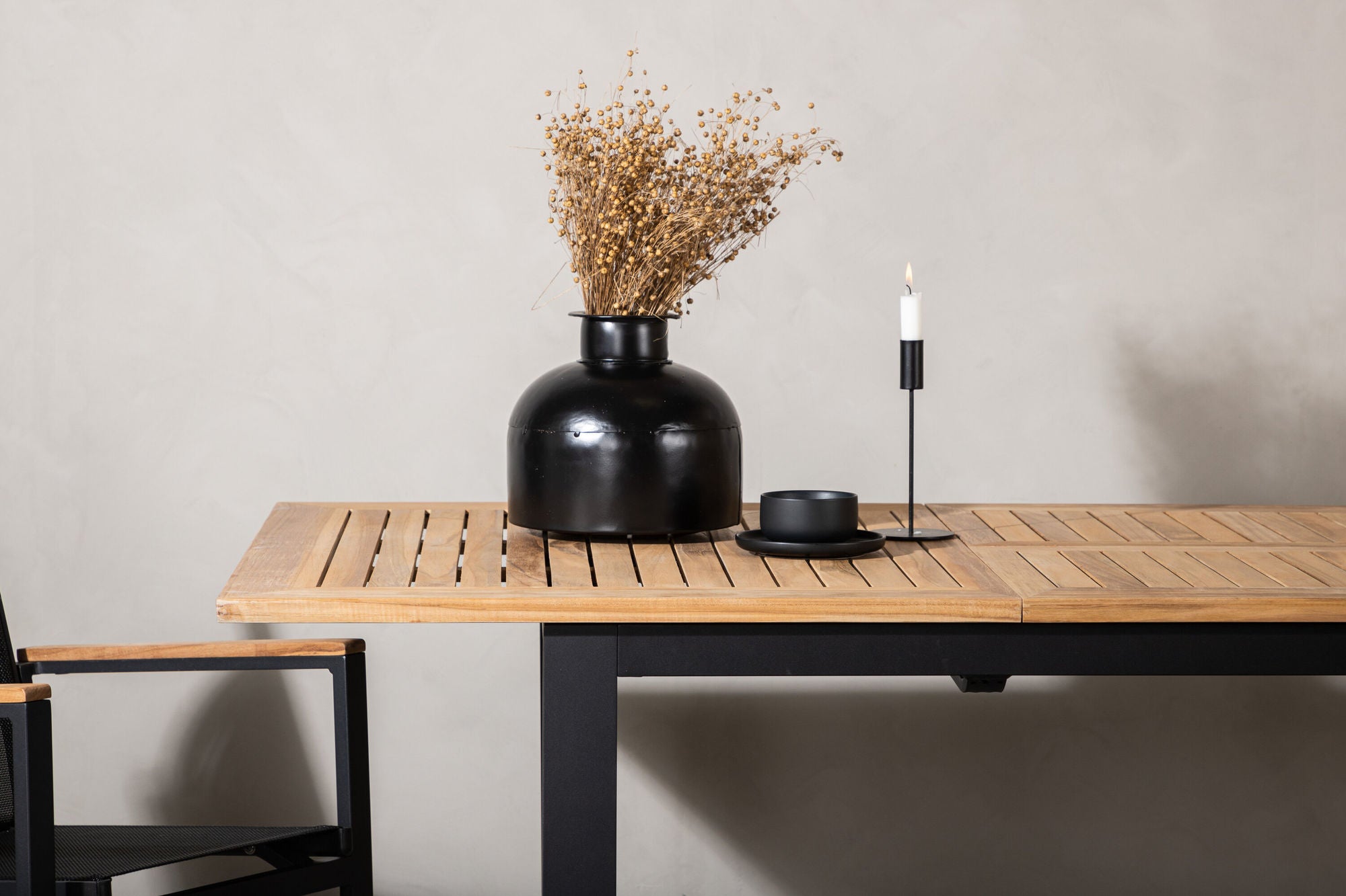Venture Home Panama bord 152/210 - Black/Teak