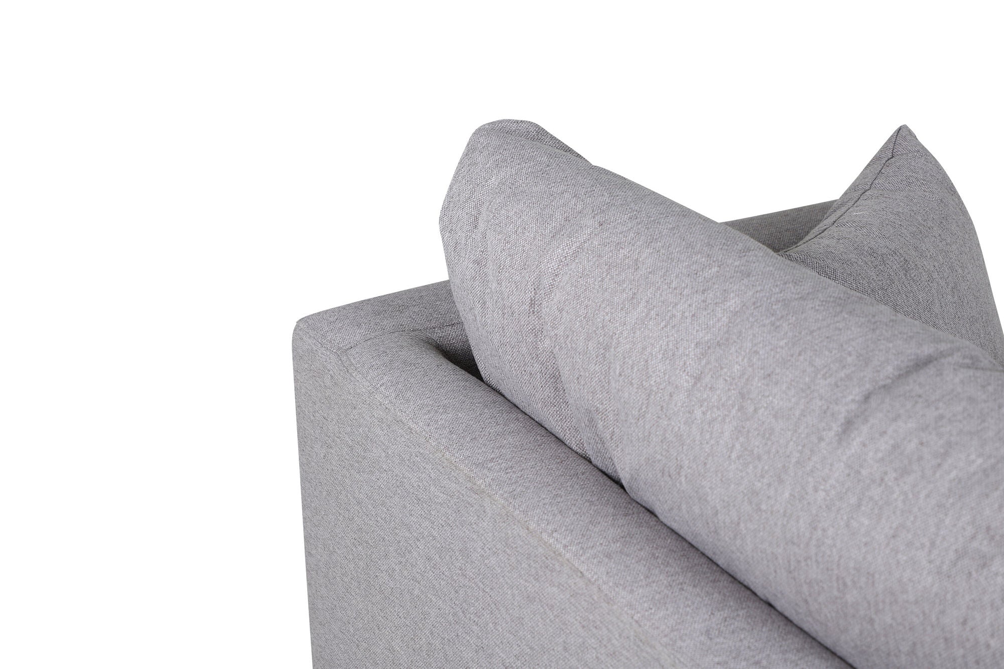 Venture Home Sofia Single Sofa - Black / Grey Fabric