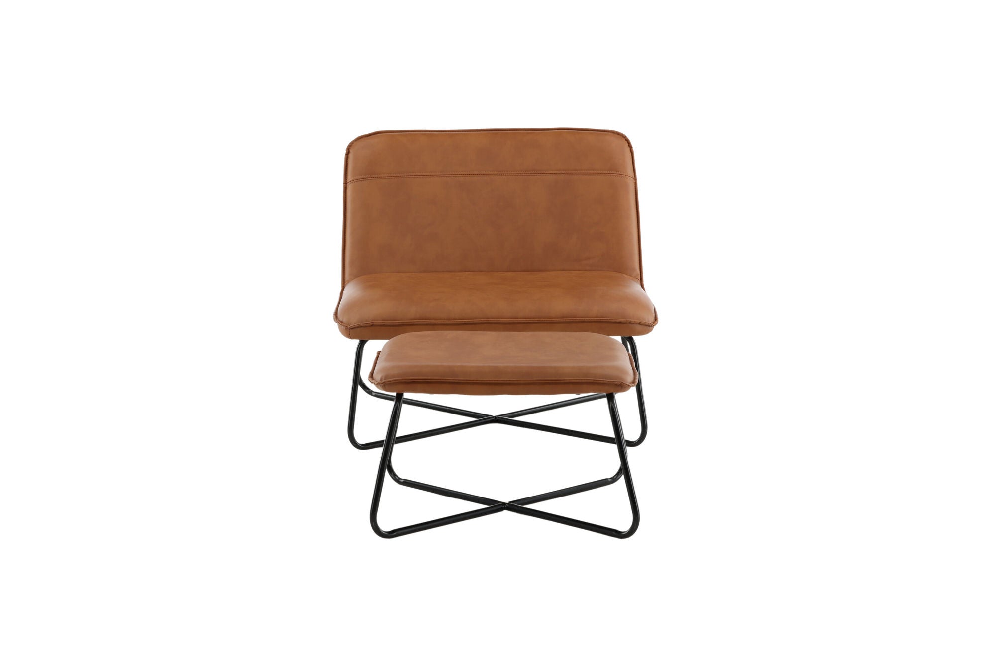Venture Home X-Lounge stol - Brown PU