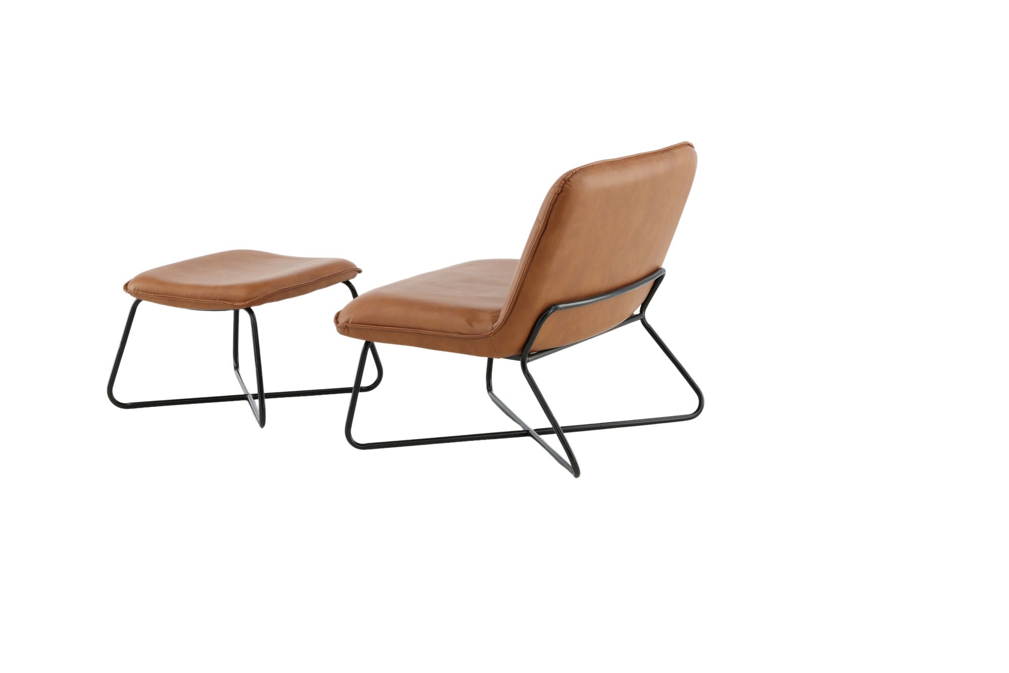 Venture Home X-Lounge stol - Brown PU