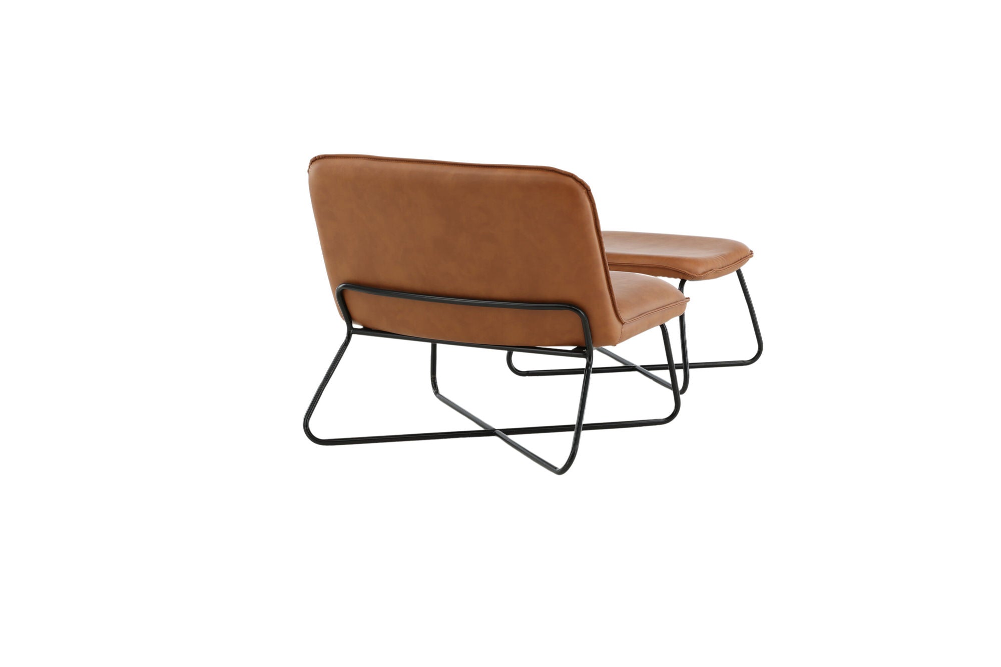 Venture Home X-Lounge stol - Brown PU