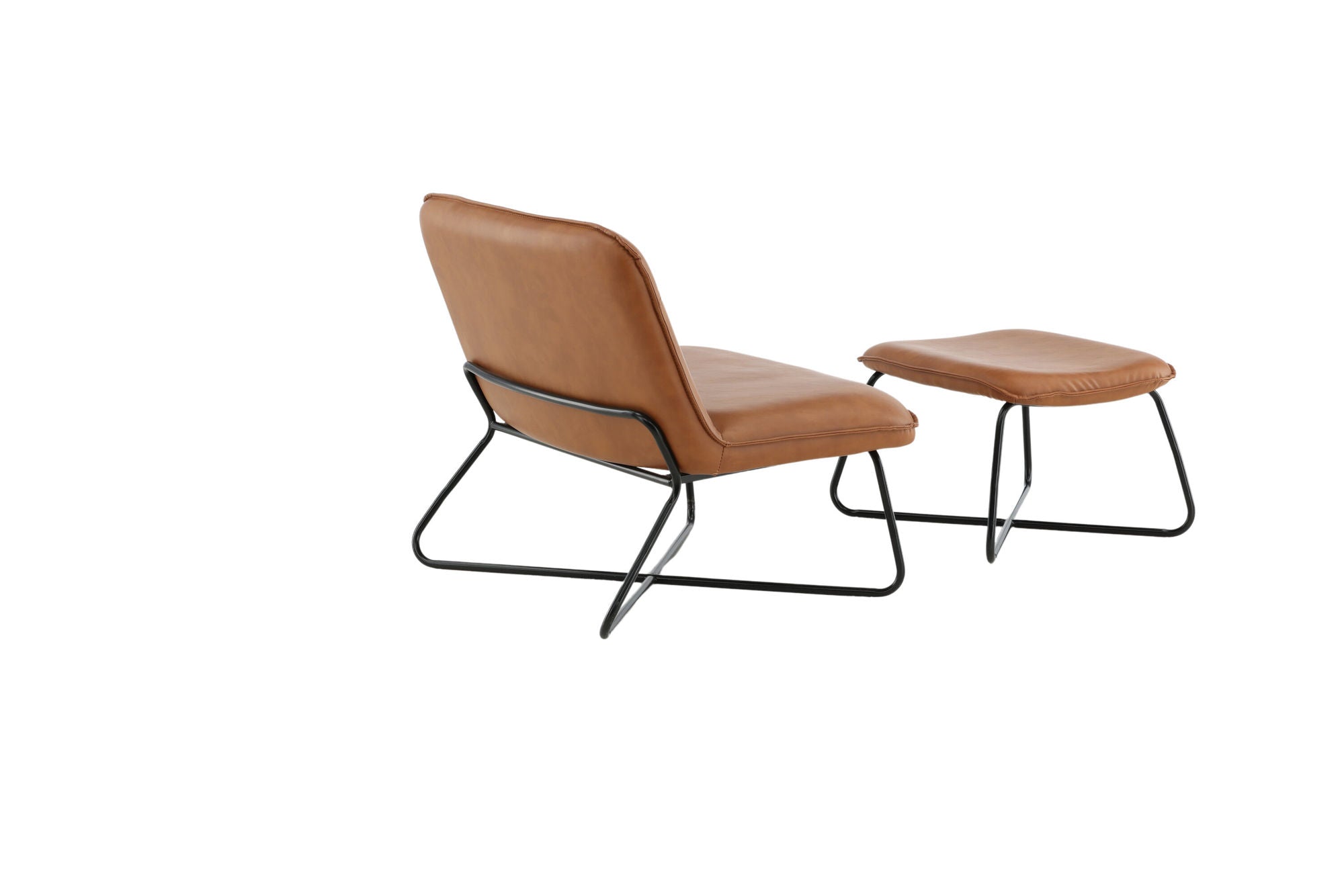 Venture Home X-Lounge stol - Brown PU