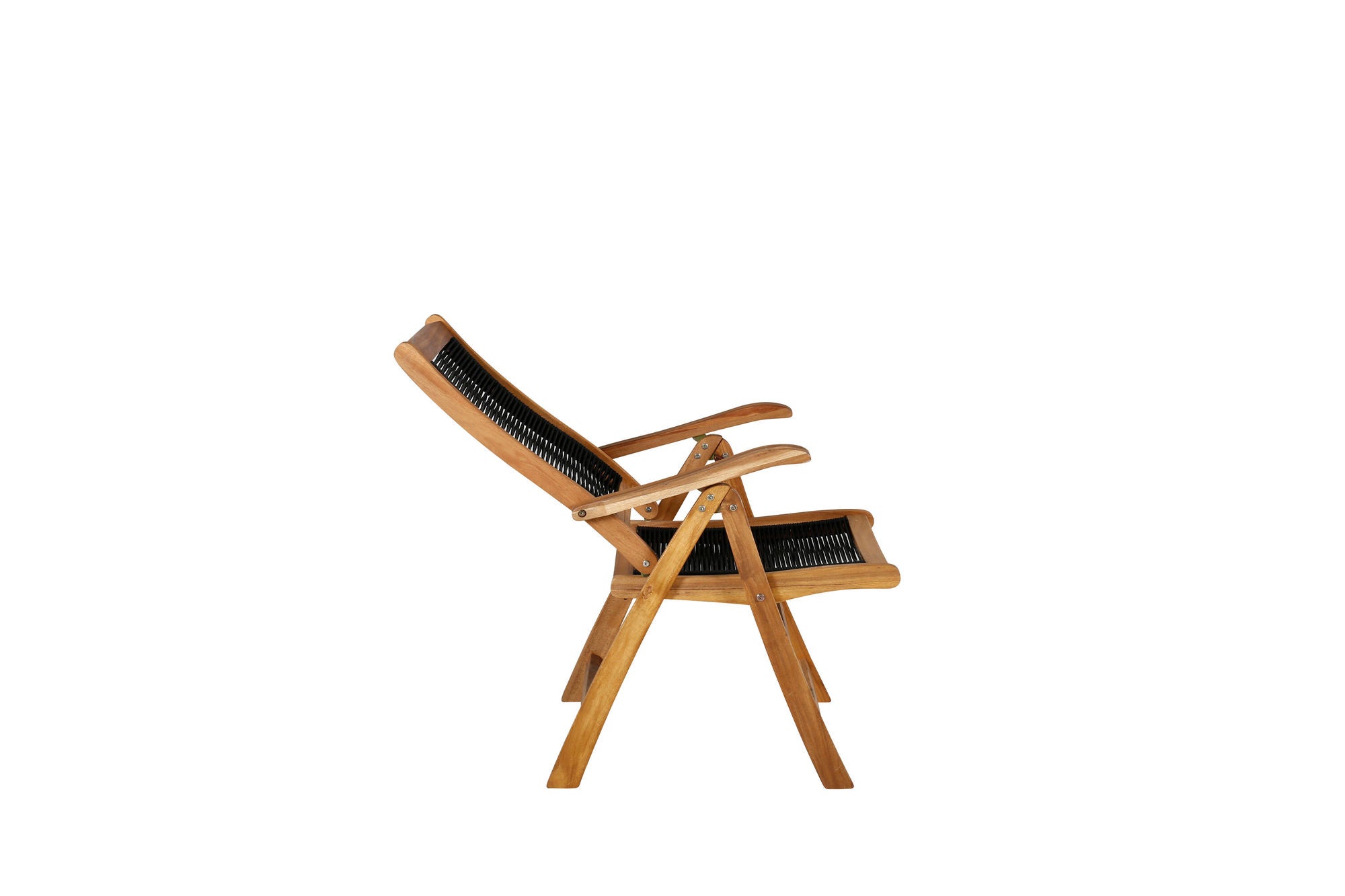 Venture Home Peter 5:pos stol 2-pack - Black Rope / Acacia