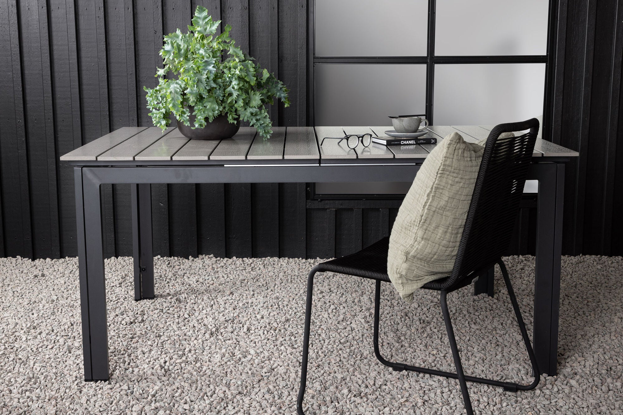 Venture Home Levels bord 160/240 - Black/Grey