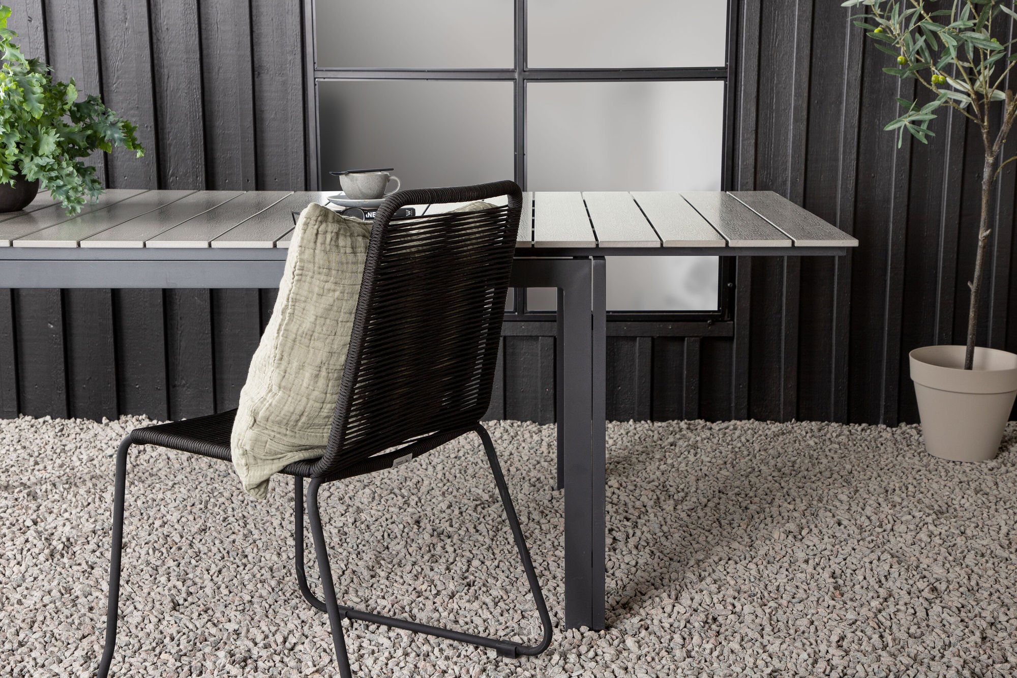 Venture Home Levels bord 160/240 - Black/Grey