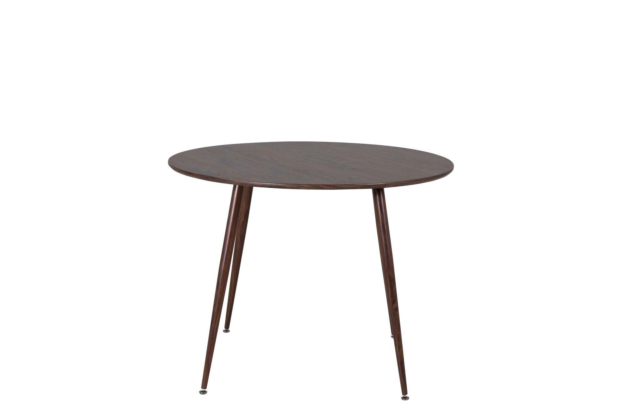 Venture Home Plaza rund bord 100 cm - Walnut top - Walnut legs