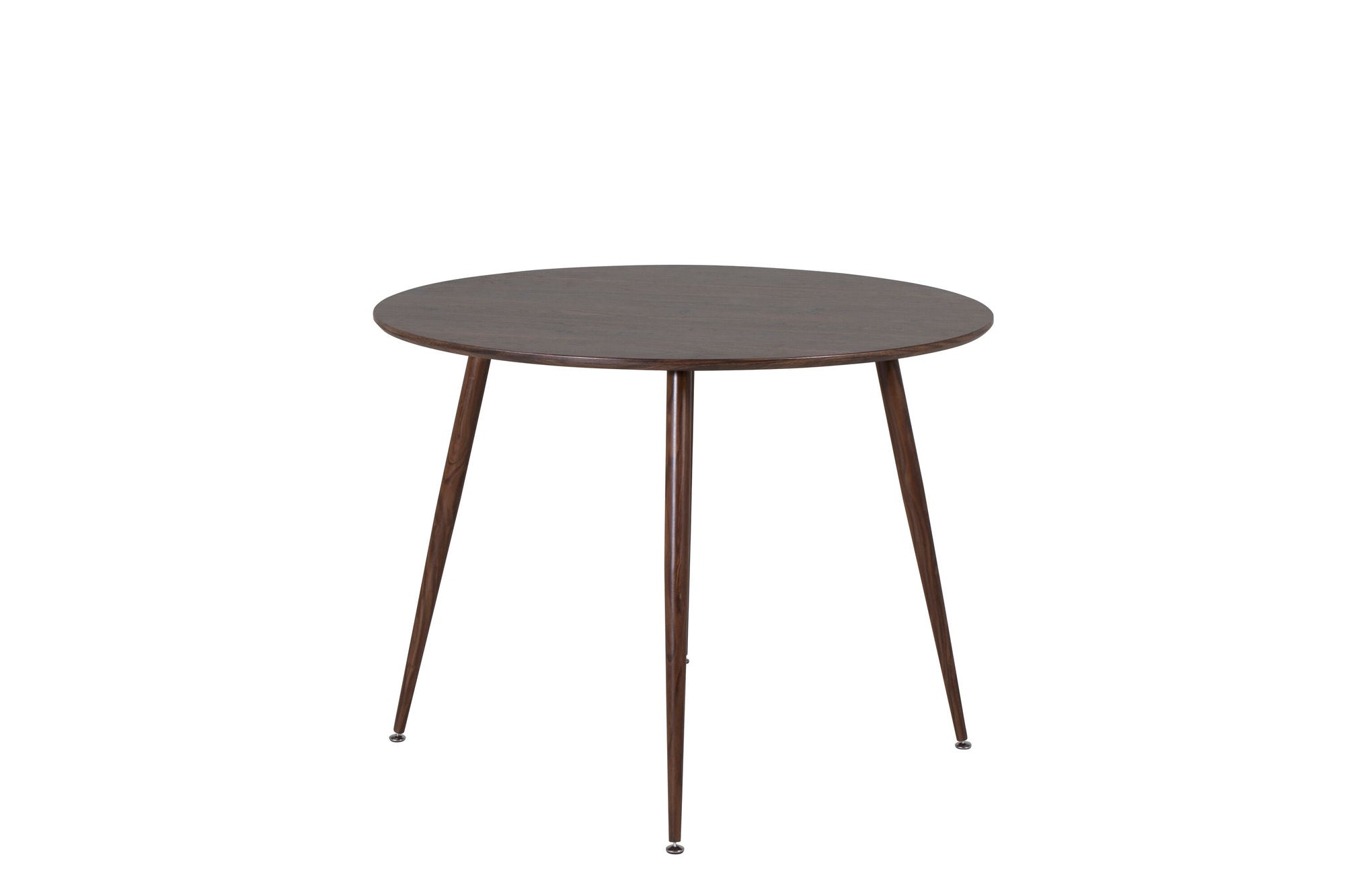 Venture Home Plaza rund bord 100 cm - Walnut top - Walnut legs