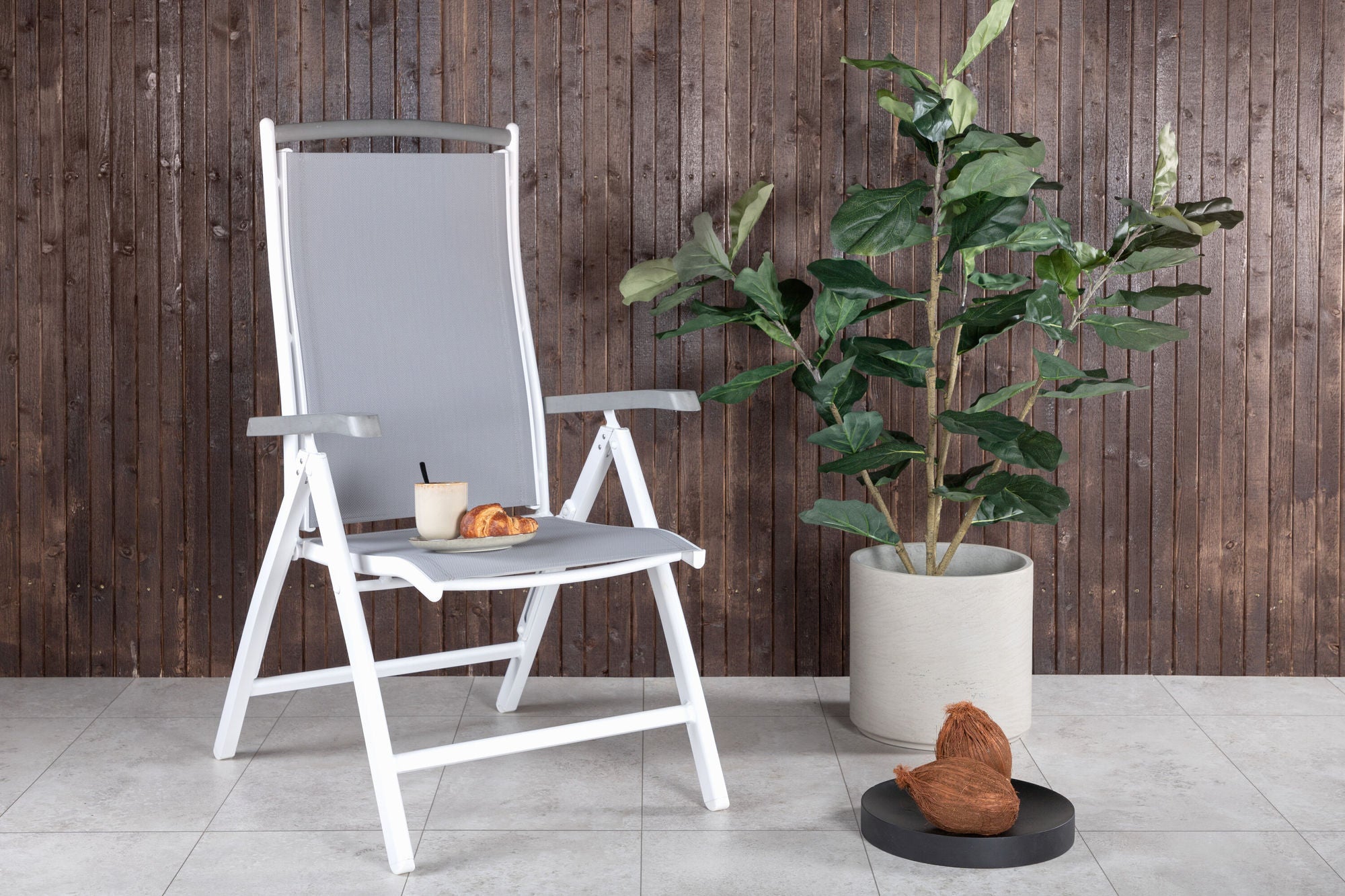 Venture Home Albany 5:pos stol 2-pack - White/Grey