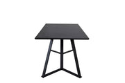 Venture Home Marina spisebord - Black top / Black Legs
