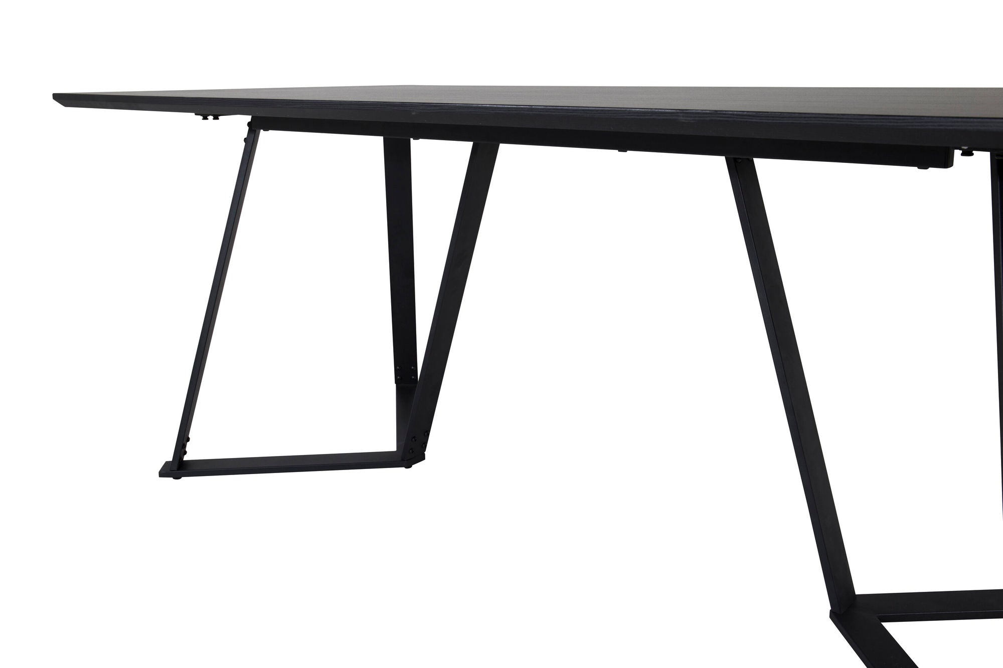 Venture Home Marina spisebord - Black top / Black Legs
