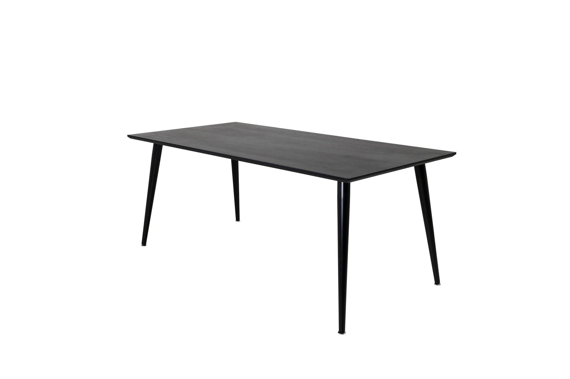Venture Home Dipp spisebord - 180*90cm - Black Veneer / all black legs