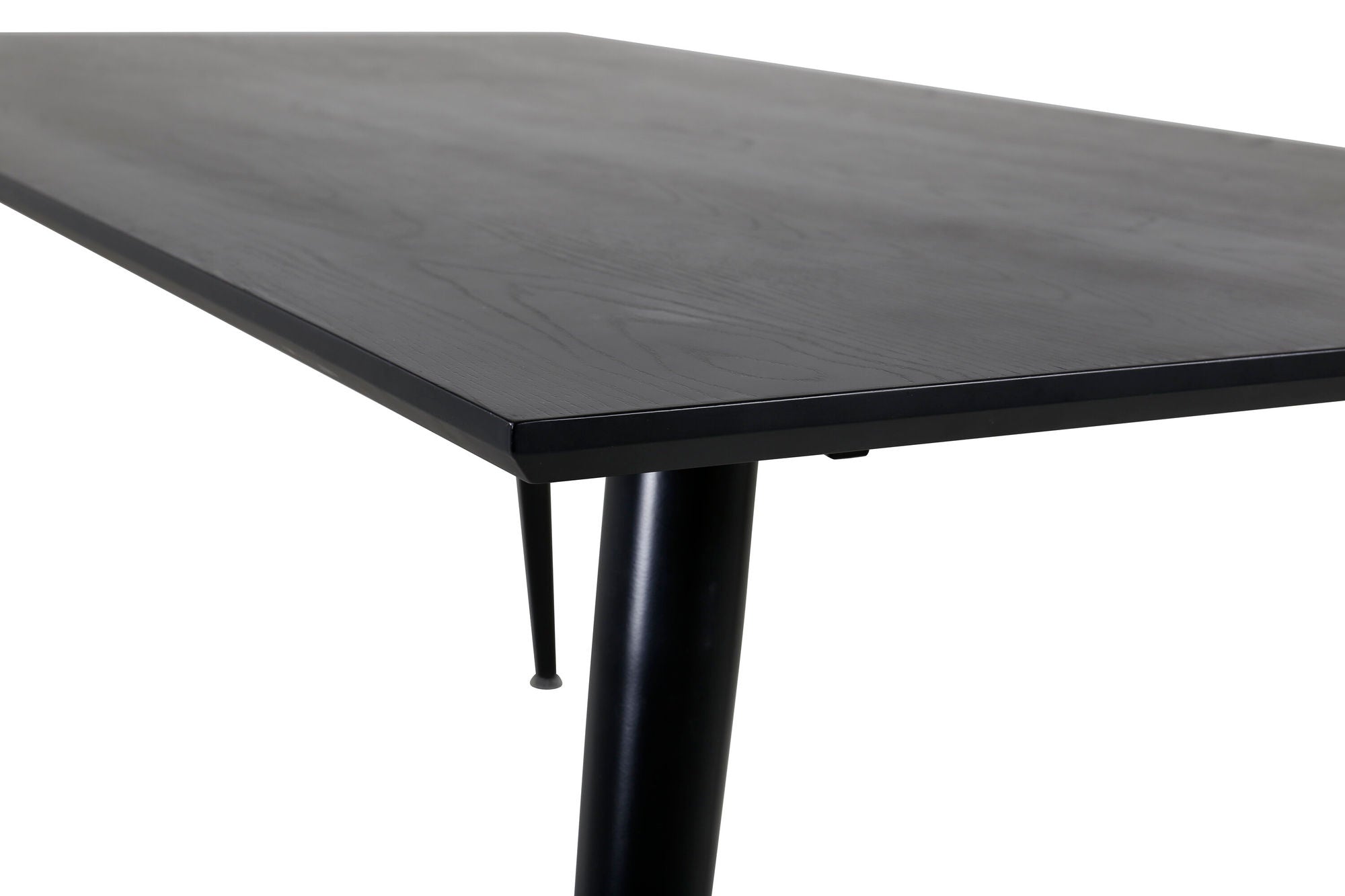 Venture Home Dipp spisebord - 180*90cm - Black Veneer / all black legs