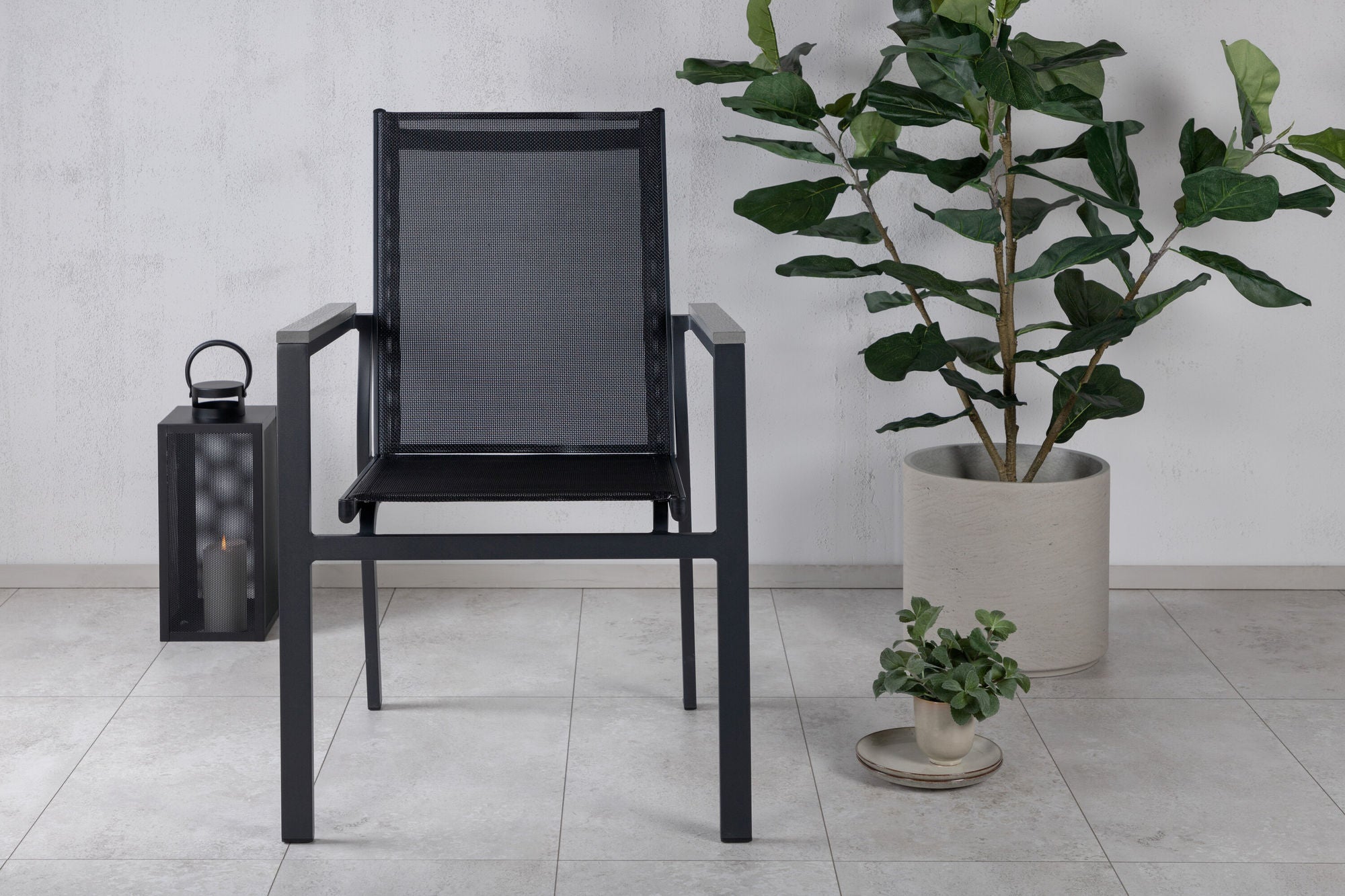 Venture Home Parma stol 2-pack - Black/Grey