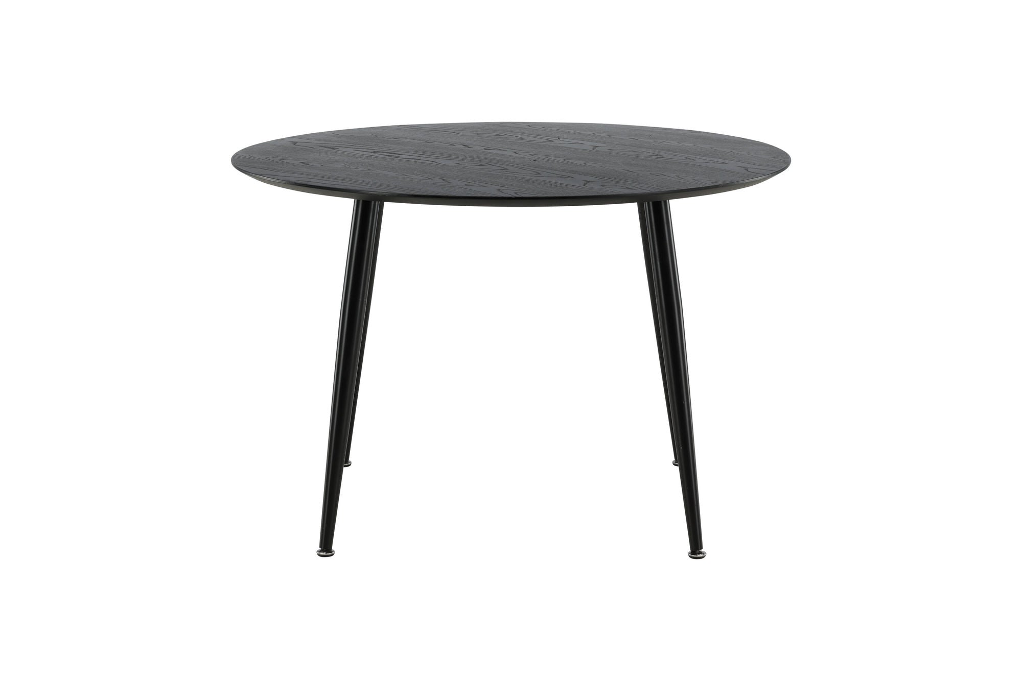 Venture Home Dipp spisebord - 115cm - Black Veneer / All black legs
