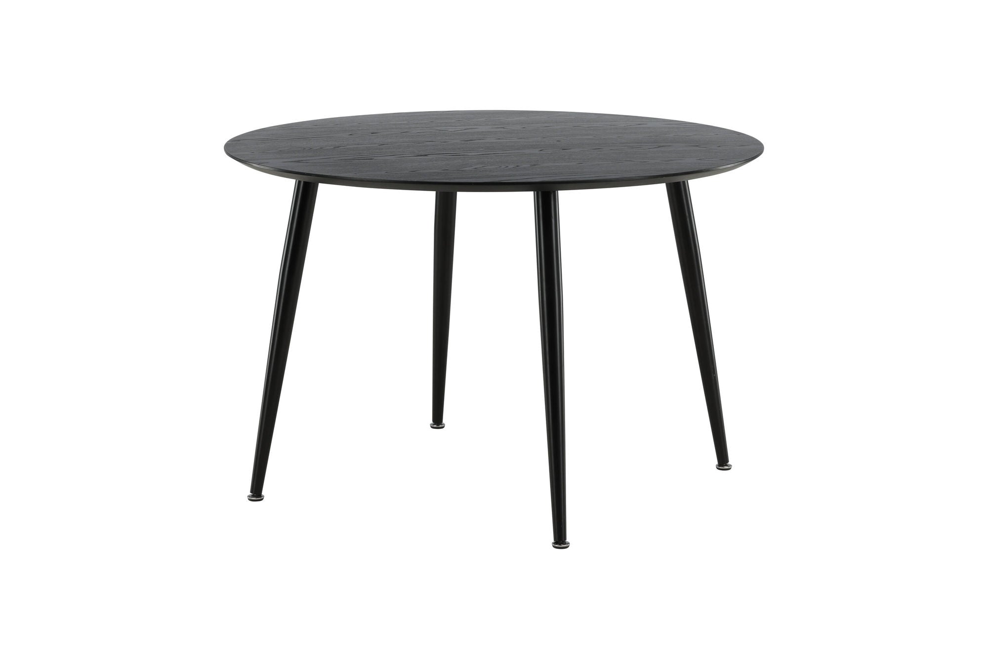Venture Home Dipp spisebord - 115cm - Black Veneer / All black legs