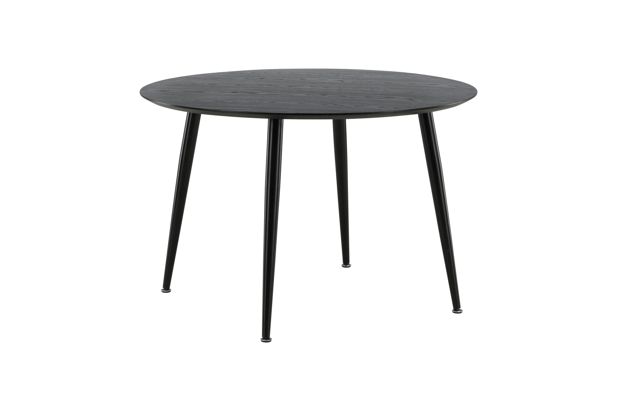 Venture Home Dipp spisebord - 115cm - Black Veneer / All black legs