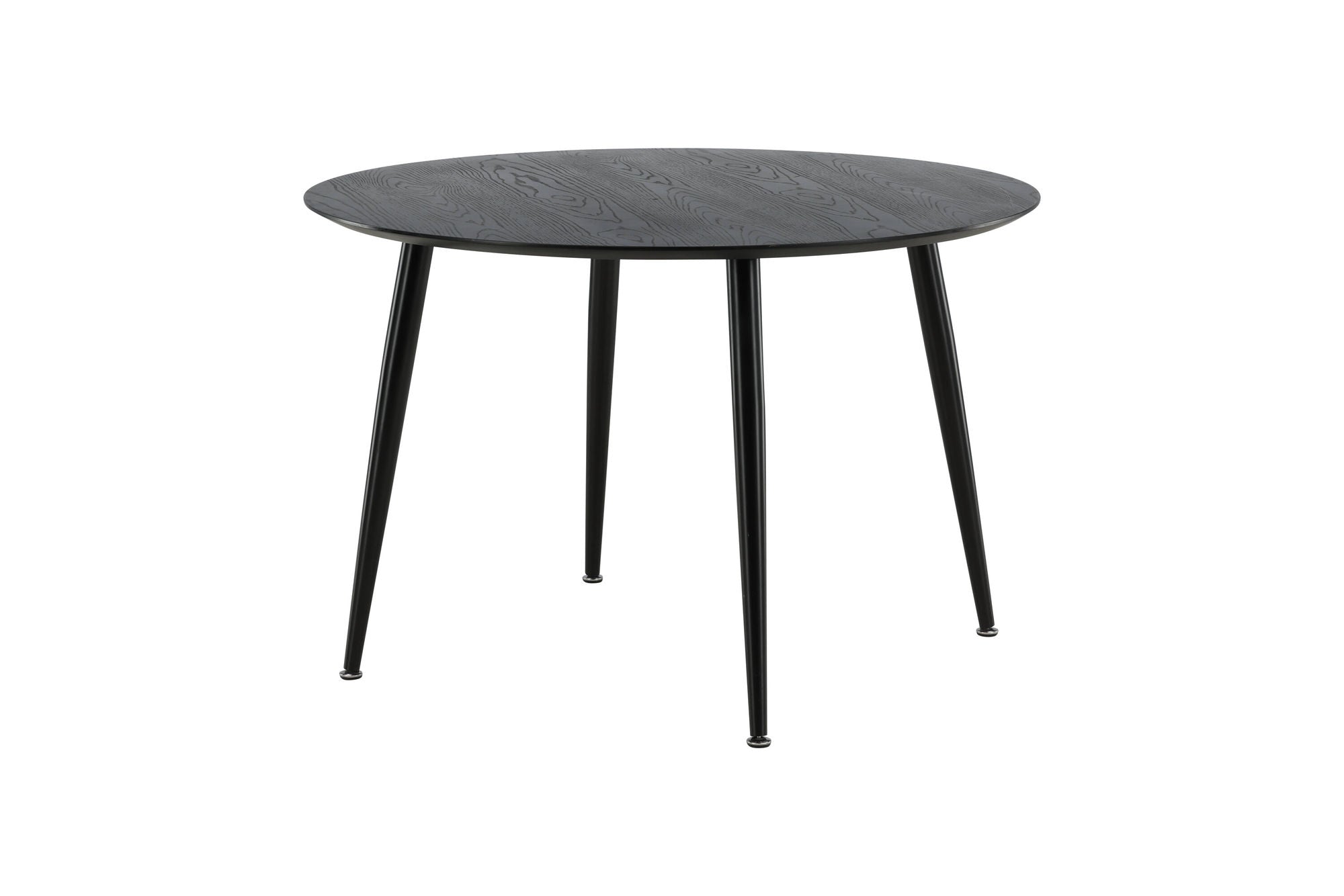 Venture Home Dipp spisebord - 115cm - Black Veneer / All black legs