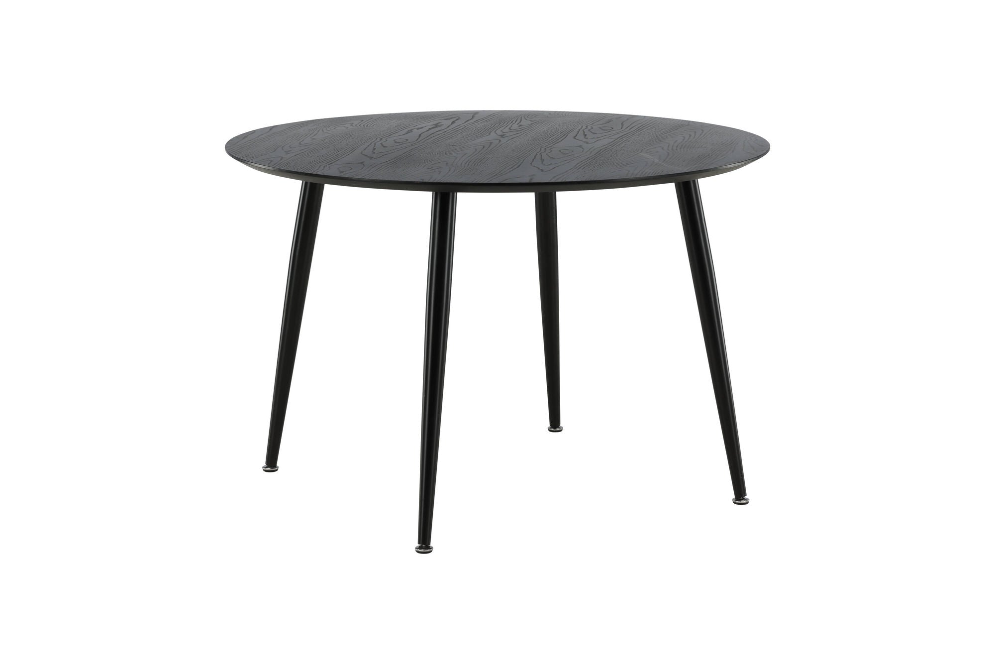 Venture Home Dipp spisebord - 115cm - Black Veneer / All black legs