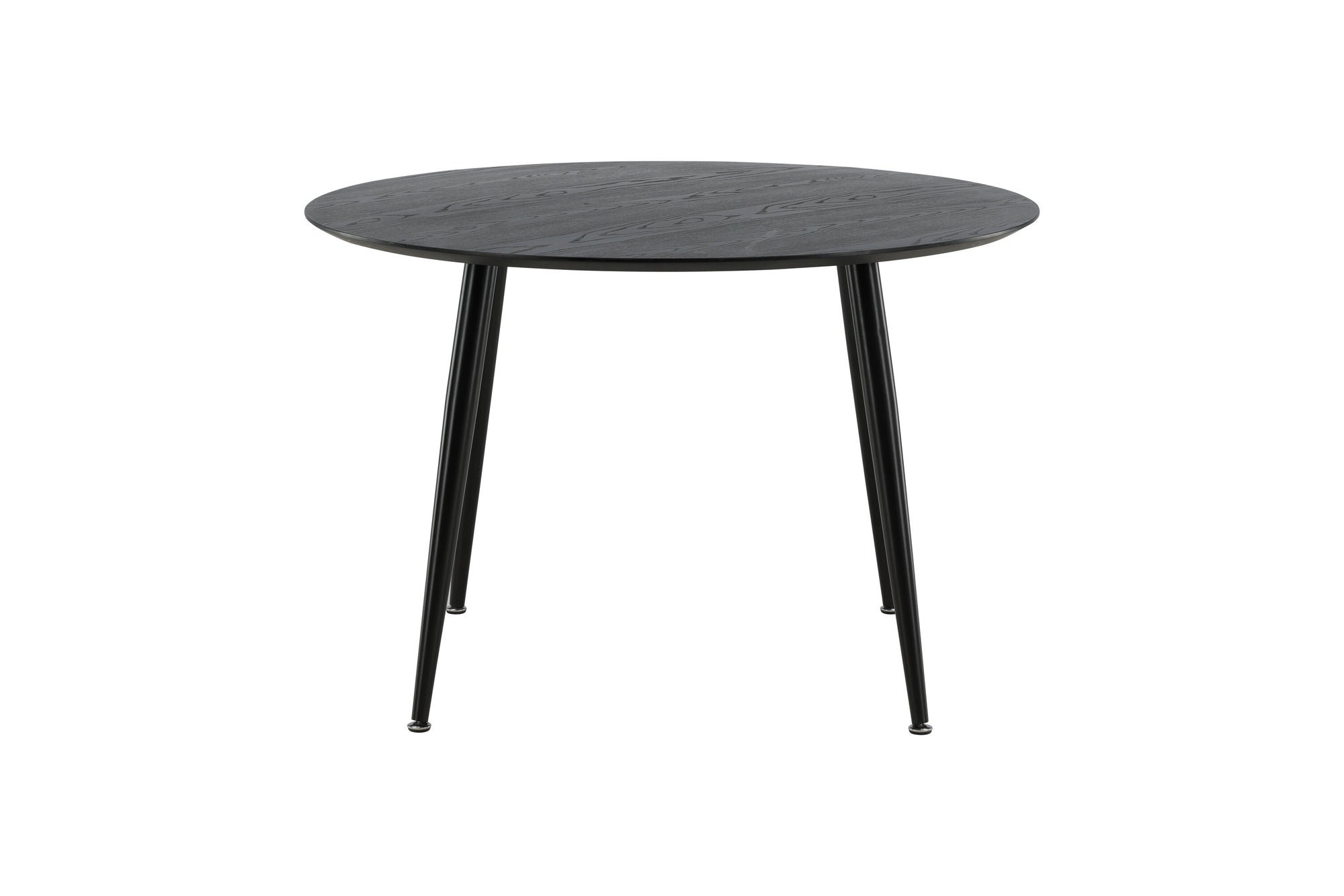 Venture Home Dipp spisebord - 115cm - Black Veneer / All black legs