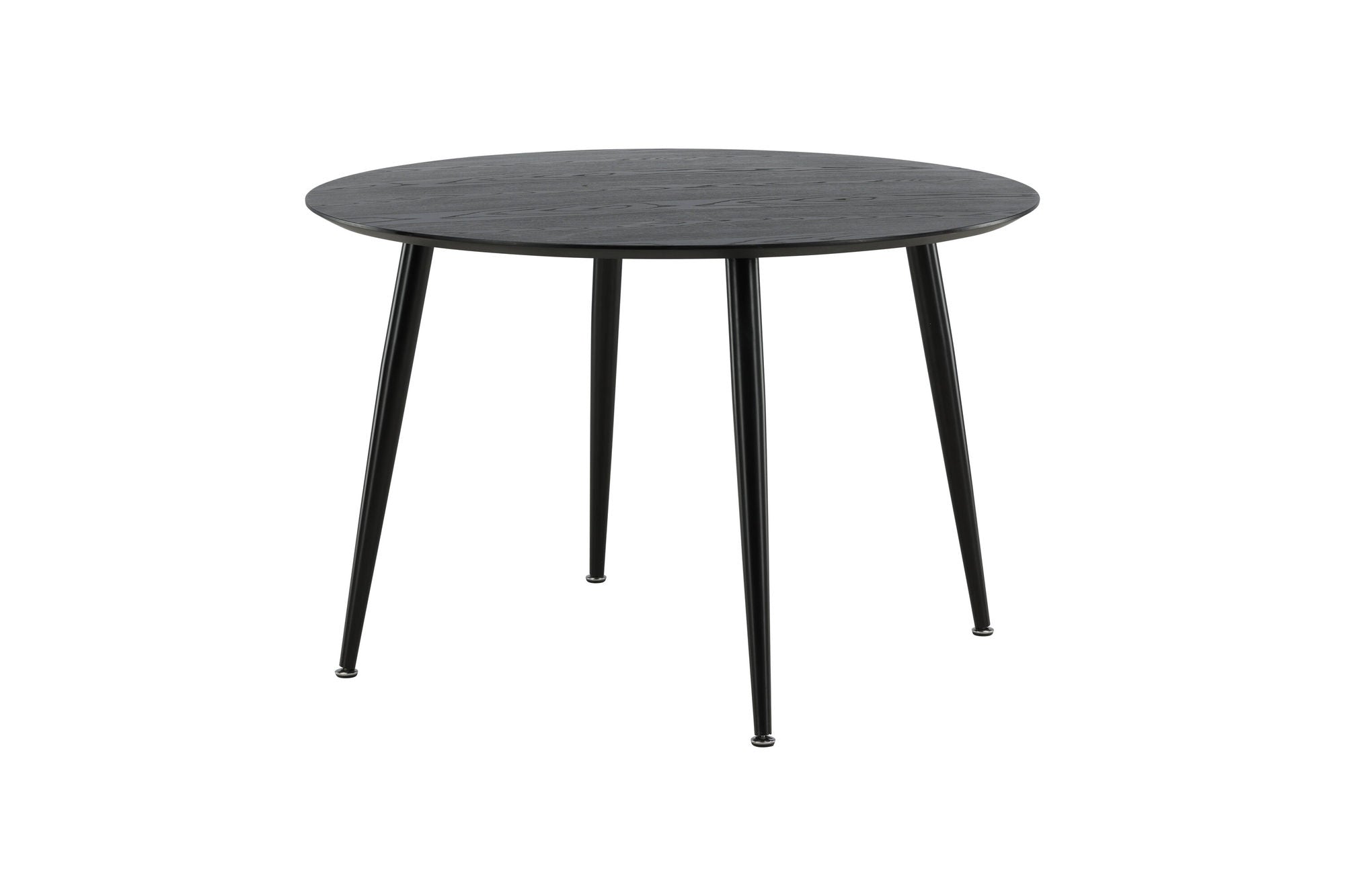 Venture Home Dipp spisebord - 115cm - Black Veneer / All black legs
