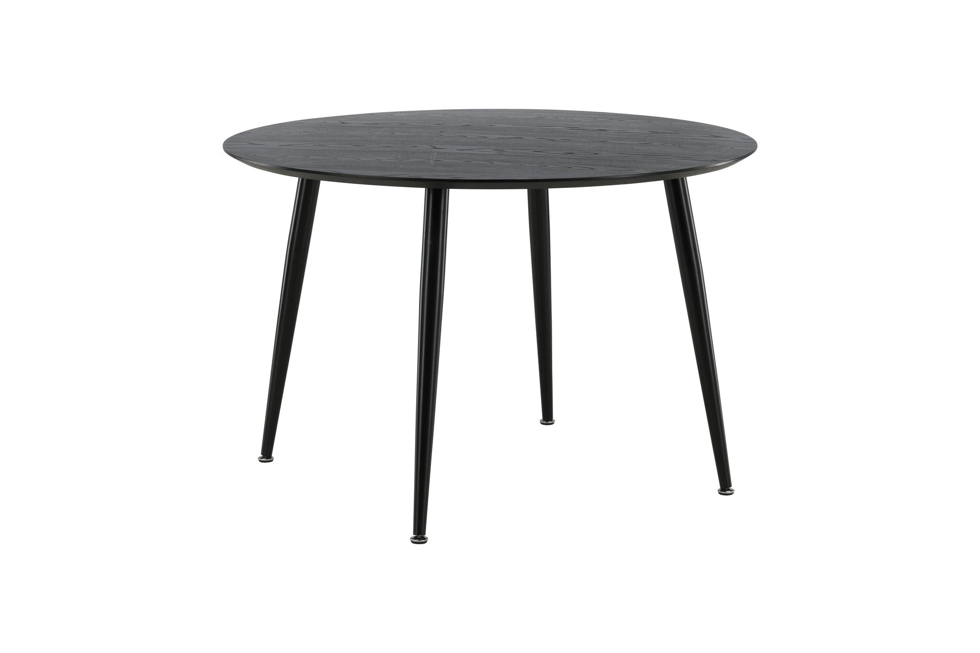 Venture Home Dipp spisebord - 115cm - Black Veneer / All black legs