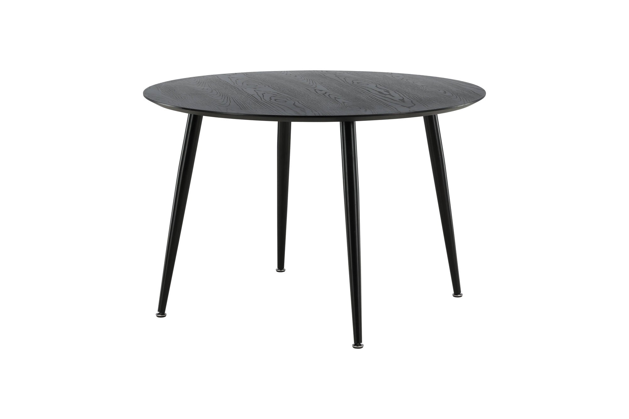 Venture Home Dipp spisebord - 115cm - Black Veneer / All black legs