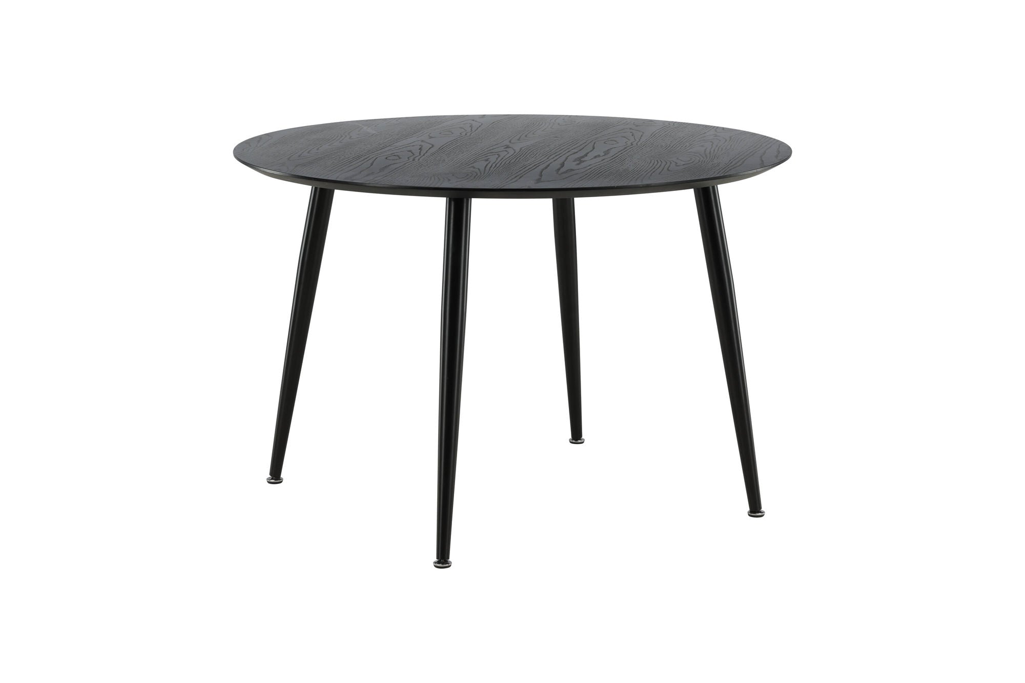 Venture Home Dipp spisebord - 115cm - Black Veneer / All black legs