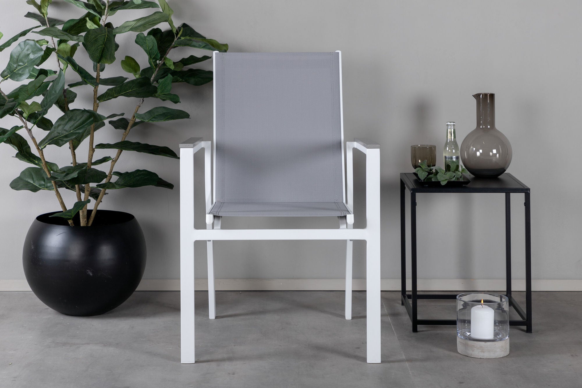 Venture Home Parma stol 2-pack - White/Grey
