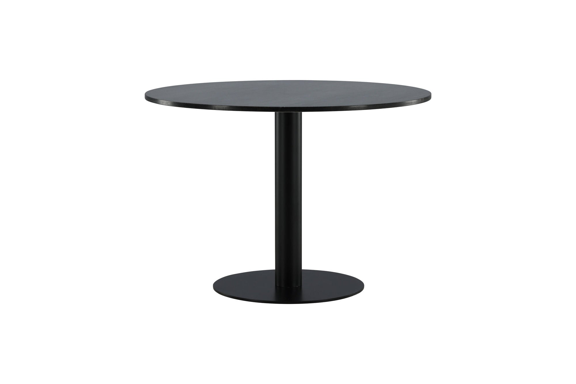 Venture Home Estelle spisebord round 106cm Grey Marble / Black Legs