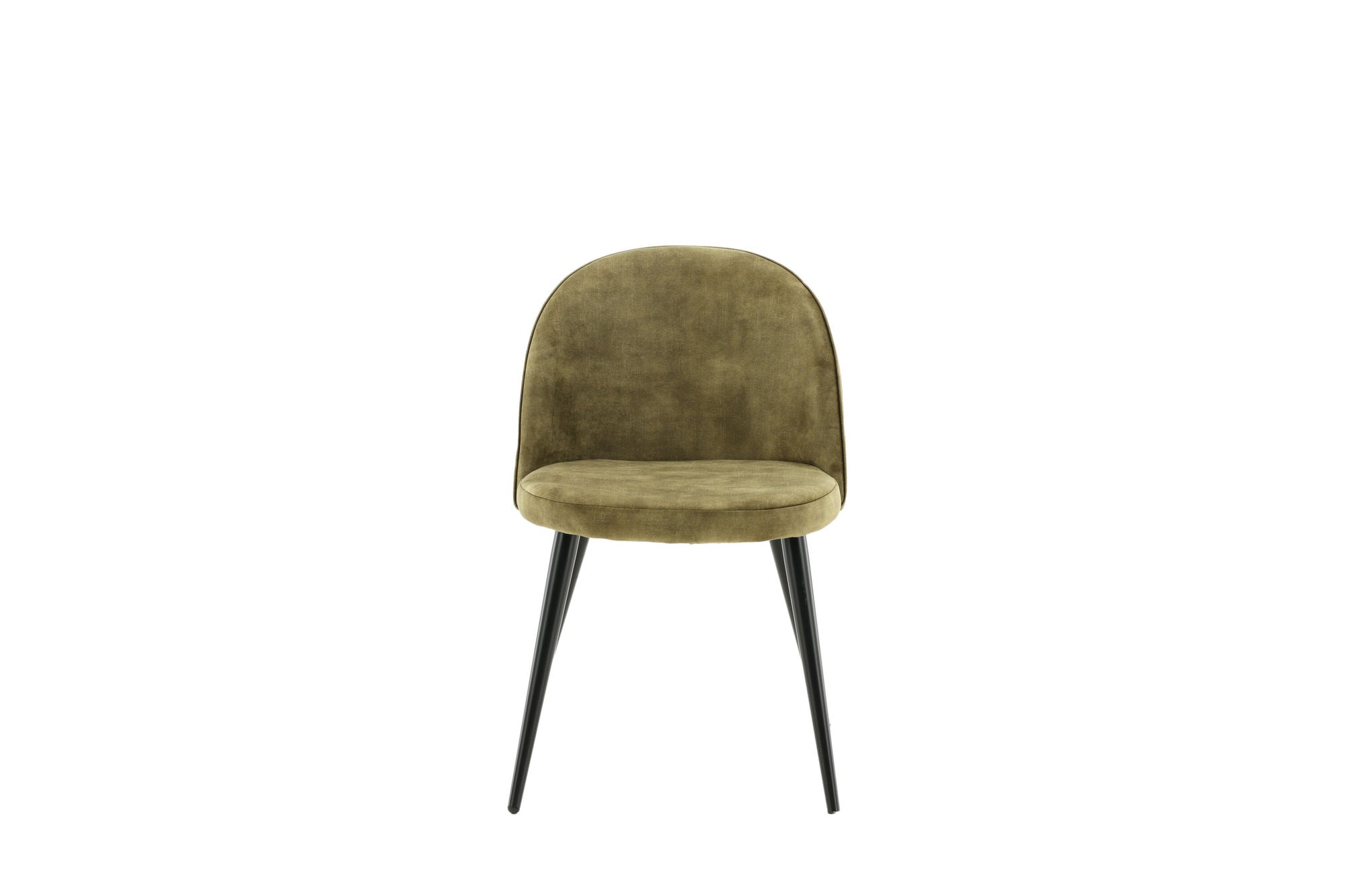 Venture Home Velvet Spisebordsstol 2-pack - Black legs - Dusty Green Velvet