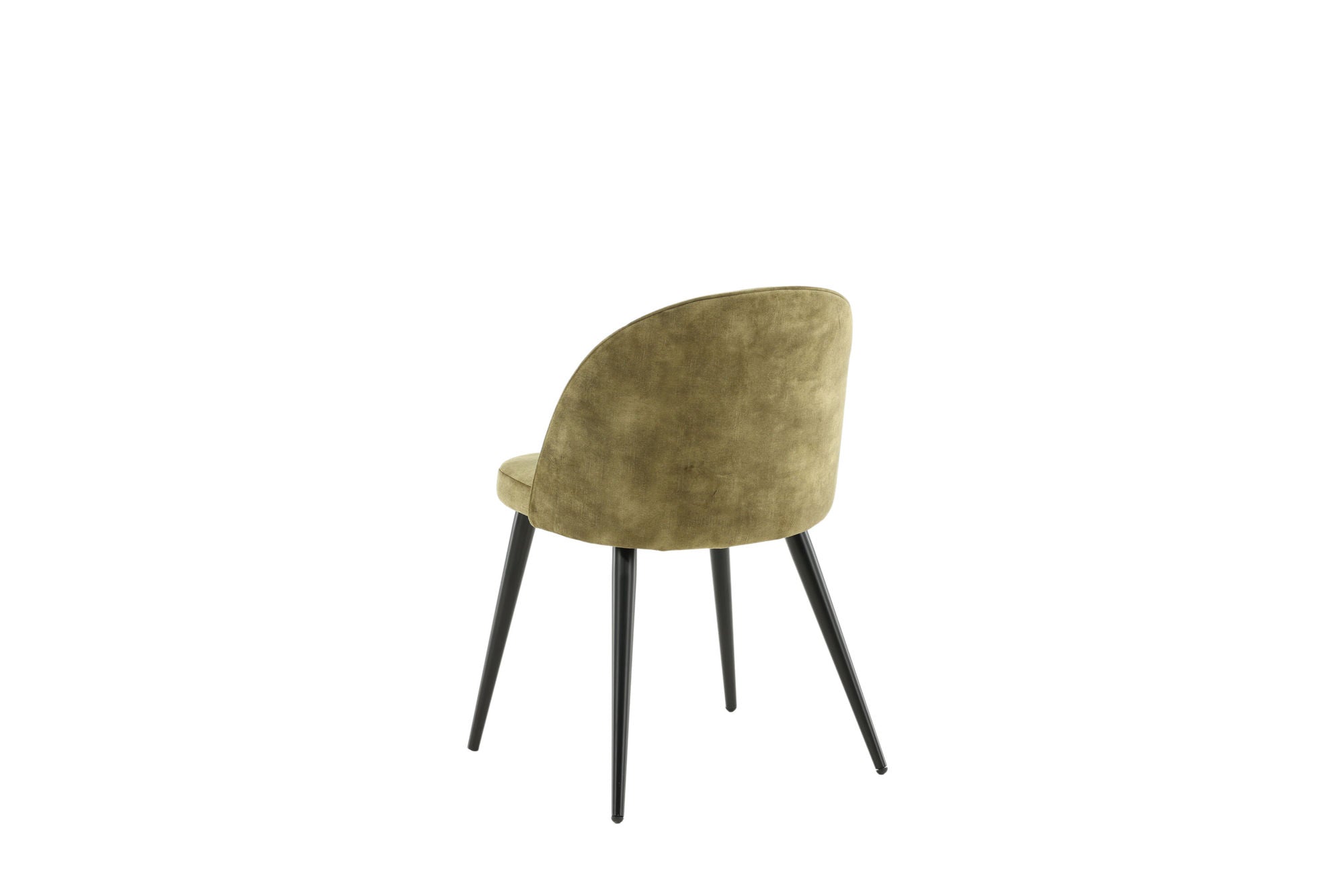 Venture Home Velvet Spisebordsstol 2-pack - Black legs - Dusty Green Velvet