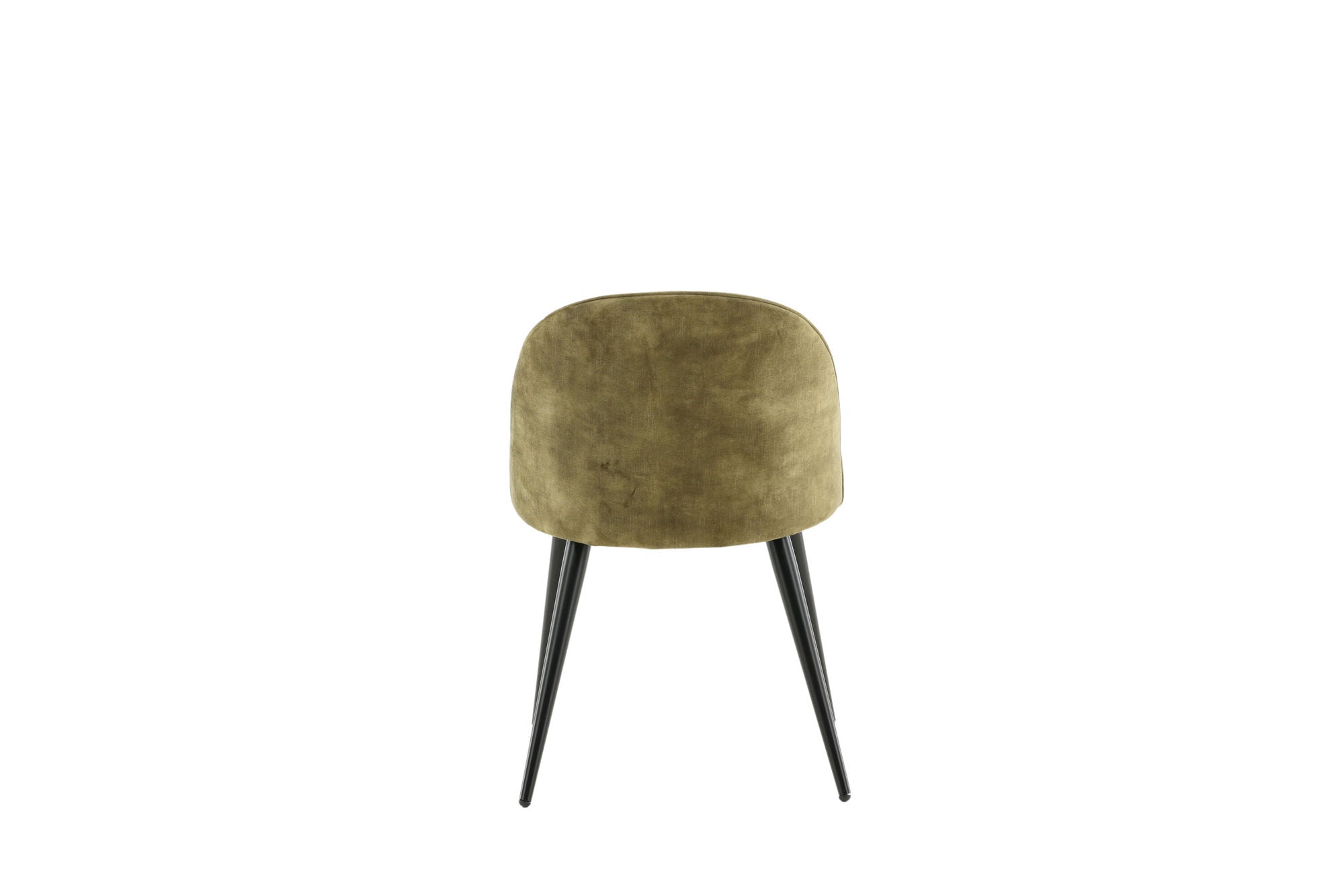 Venture Home Velvet Spisebordsstol 2-pack - Black legs - Dusty Green Velvet