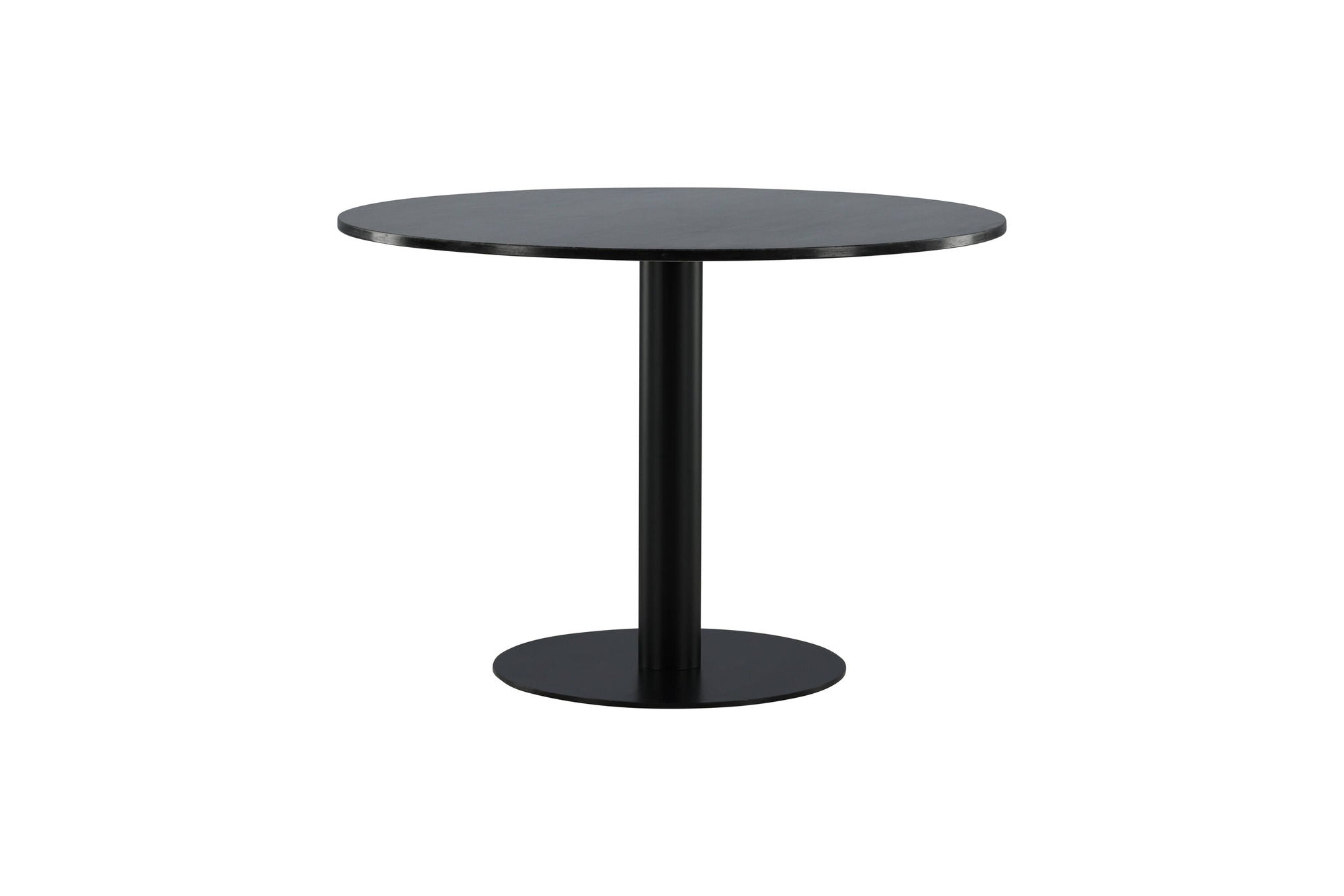 Venture Home Estelle spisebord round 106cm Grey Marble / Black Legs