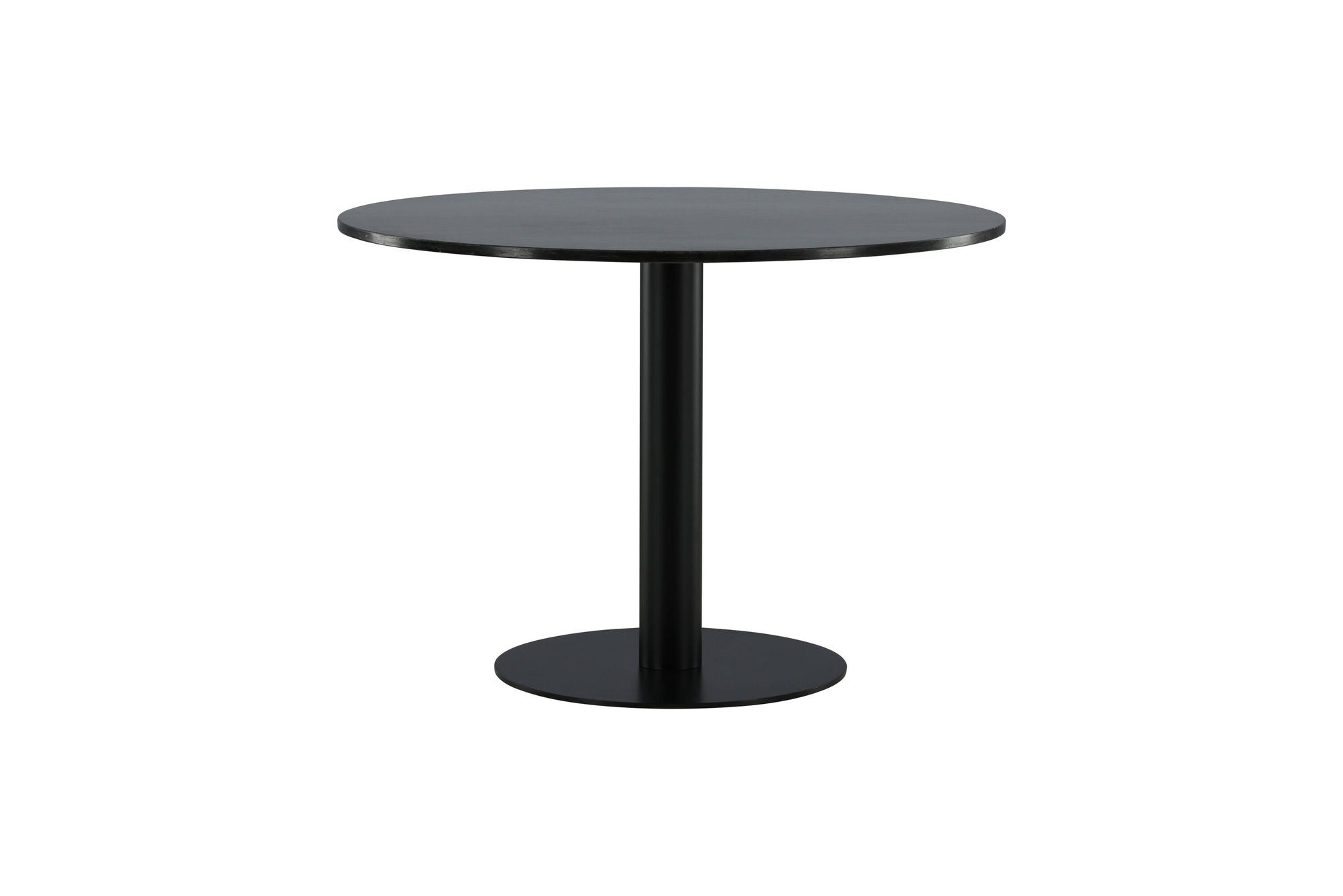 Venture Home Estelle spisebord round 106cm Grey Marble / Black Legs