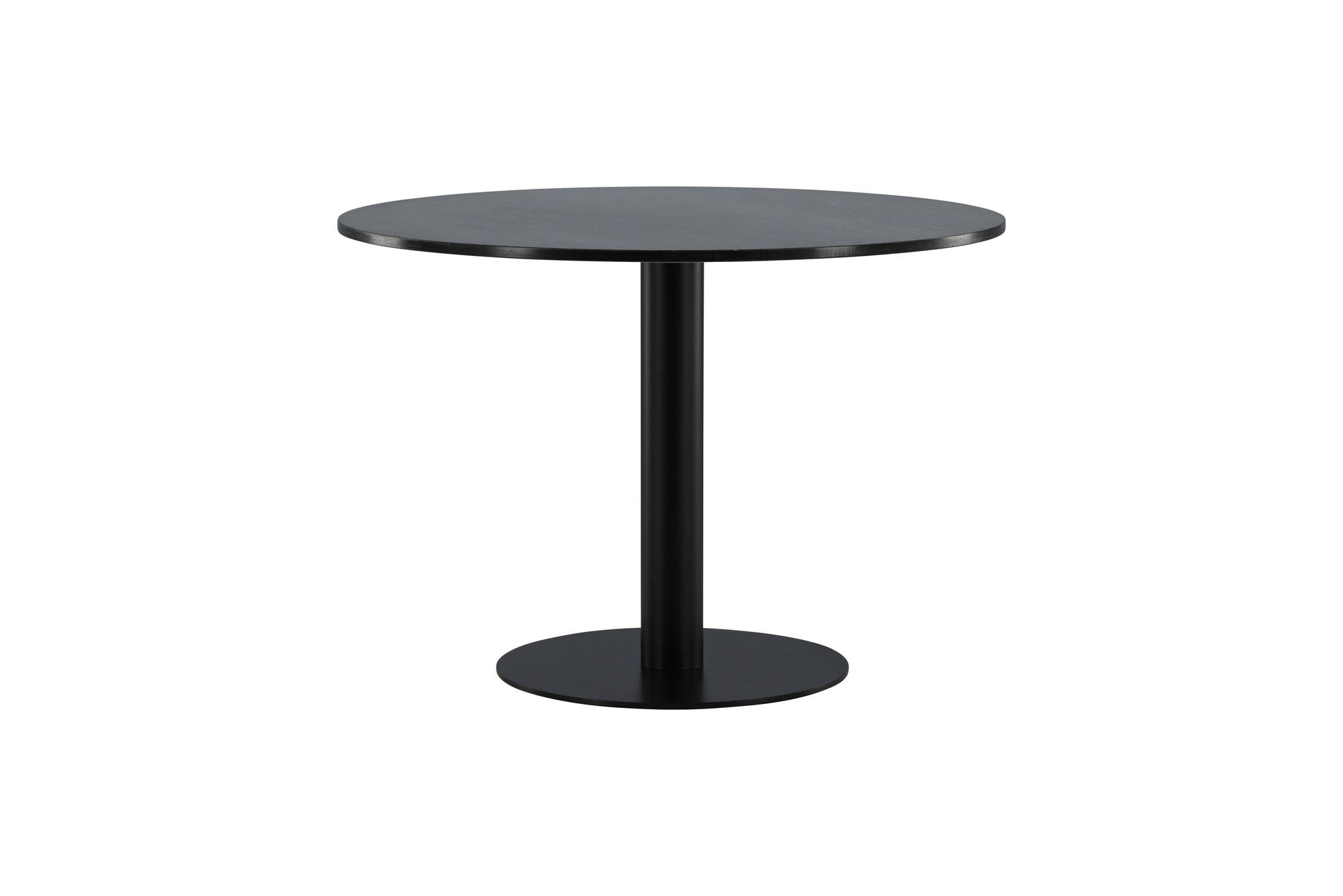 Venture Home Estelle spisebord round 106cm Grey Marble / Black Legs