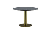Venture Home Estelle spisebord round 106cm Grey Marble / Brass