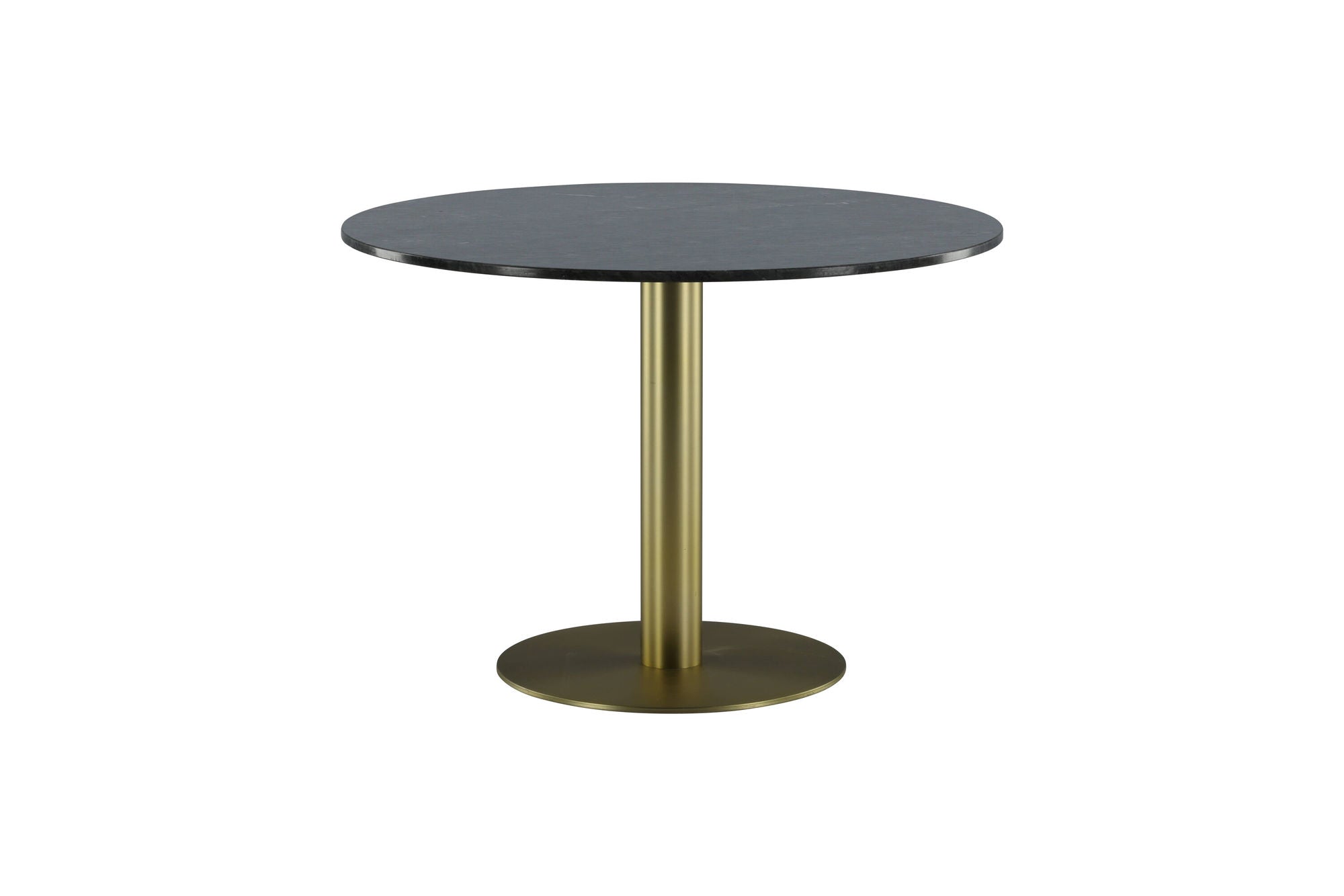 Venture Home Estelle spisebord round 106cm Grey Marble / Brass