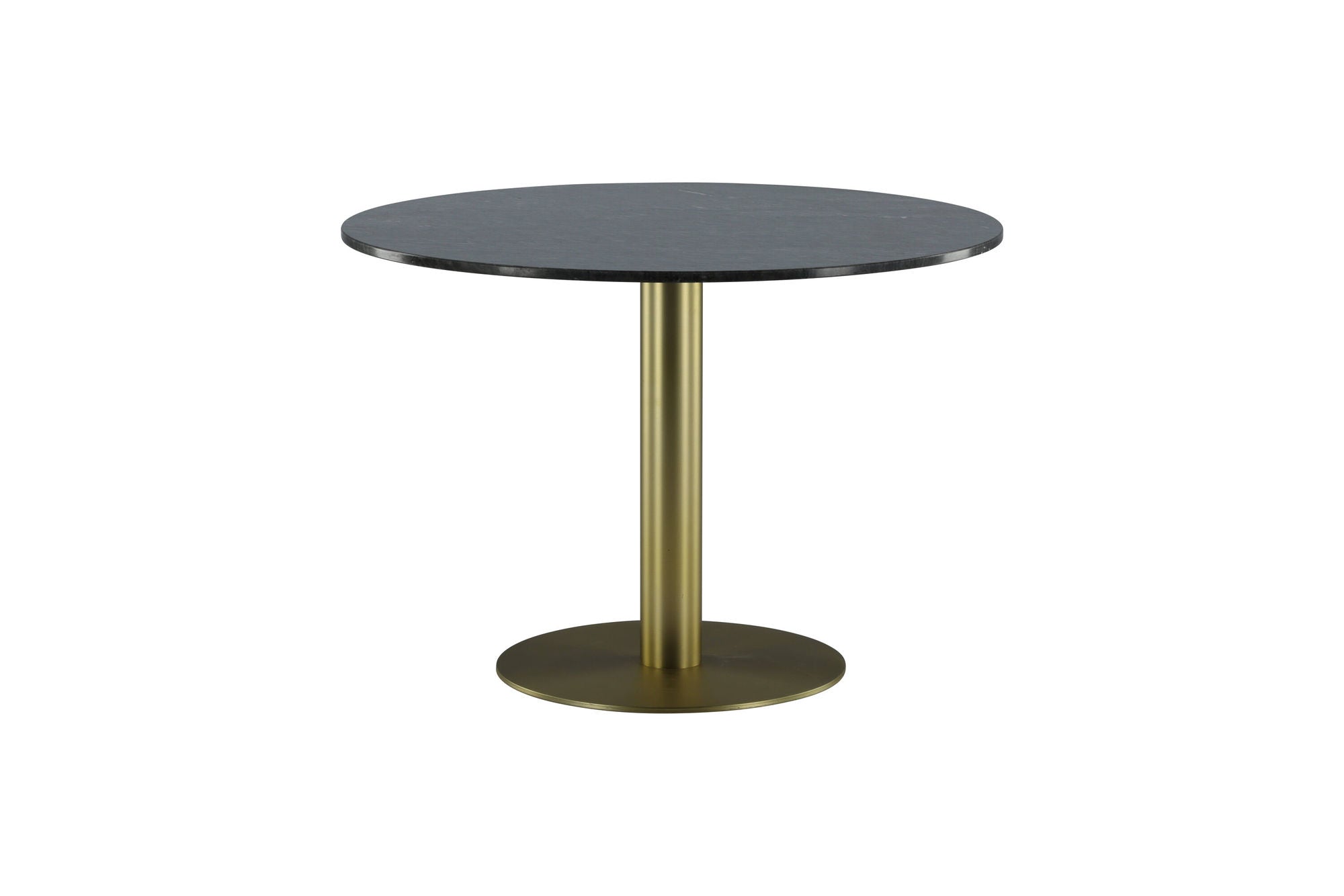 Venture Home Estelle spisebord round 106cm Grey Marble / Brass