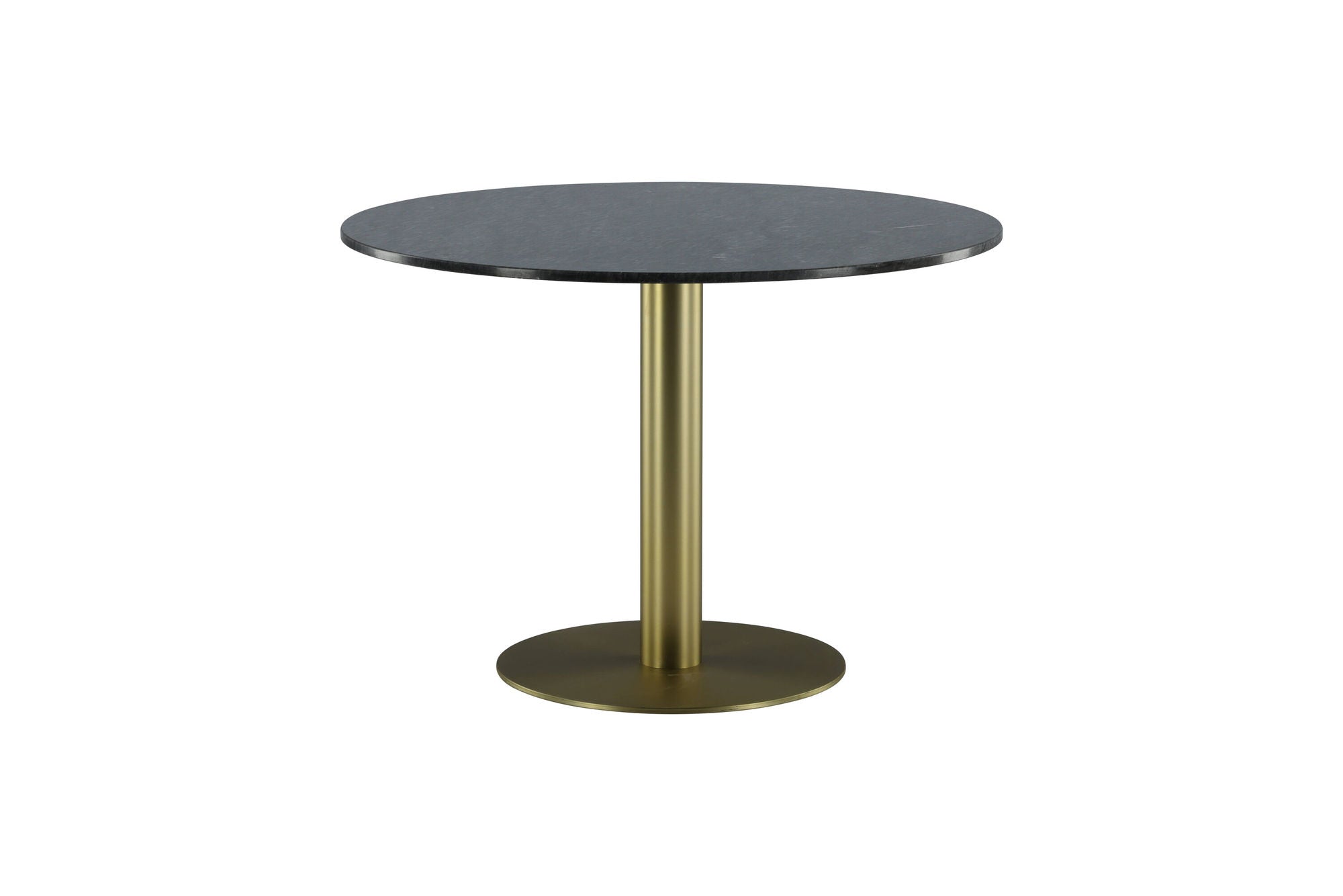 Venture Home Estelle spisebord round 106cm Grey Marble / Brass