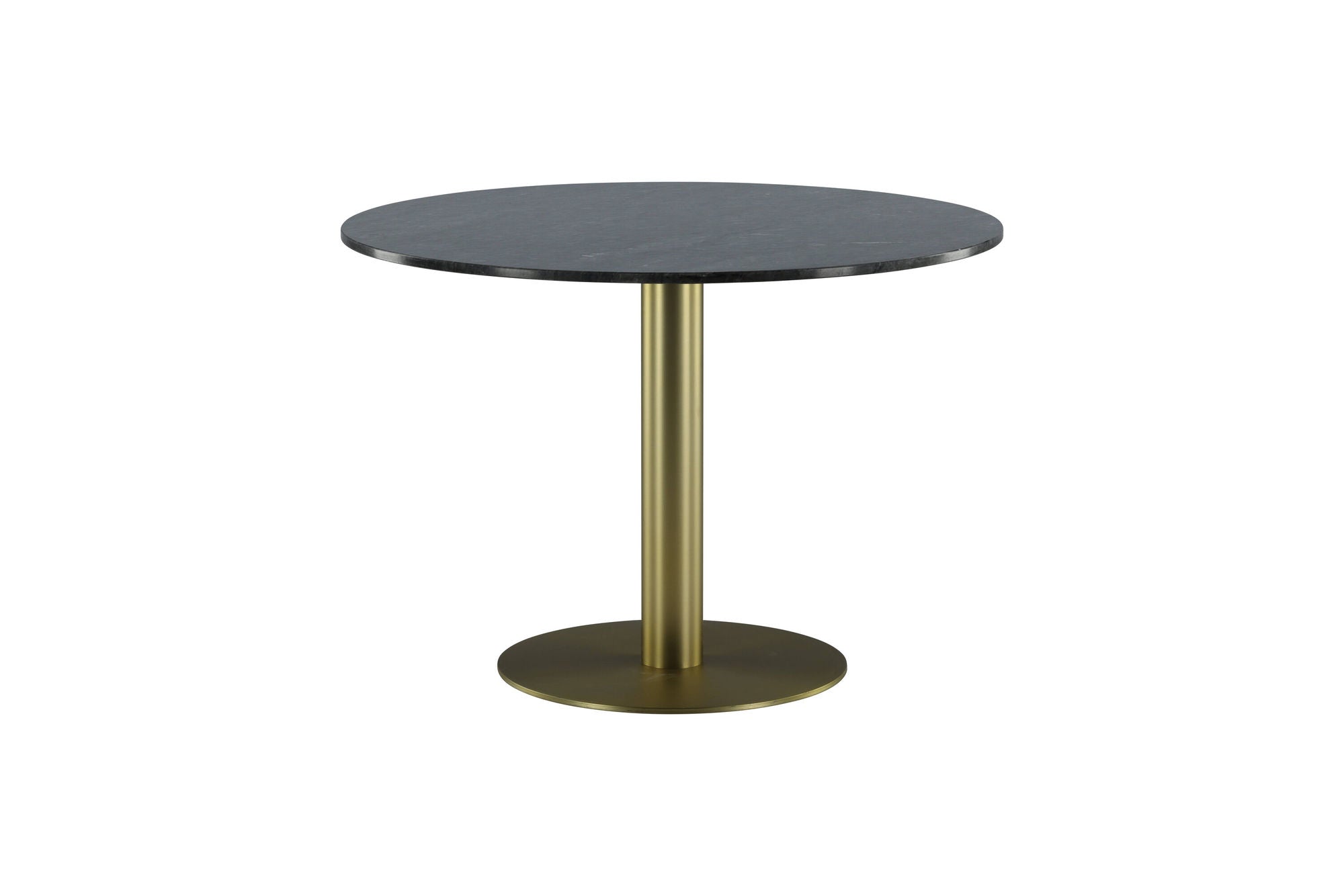 Venture Home Estelle spisebord round 106cm Grey Marble / Brass