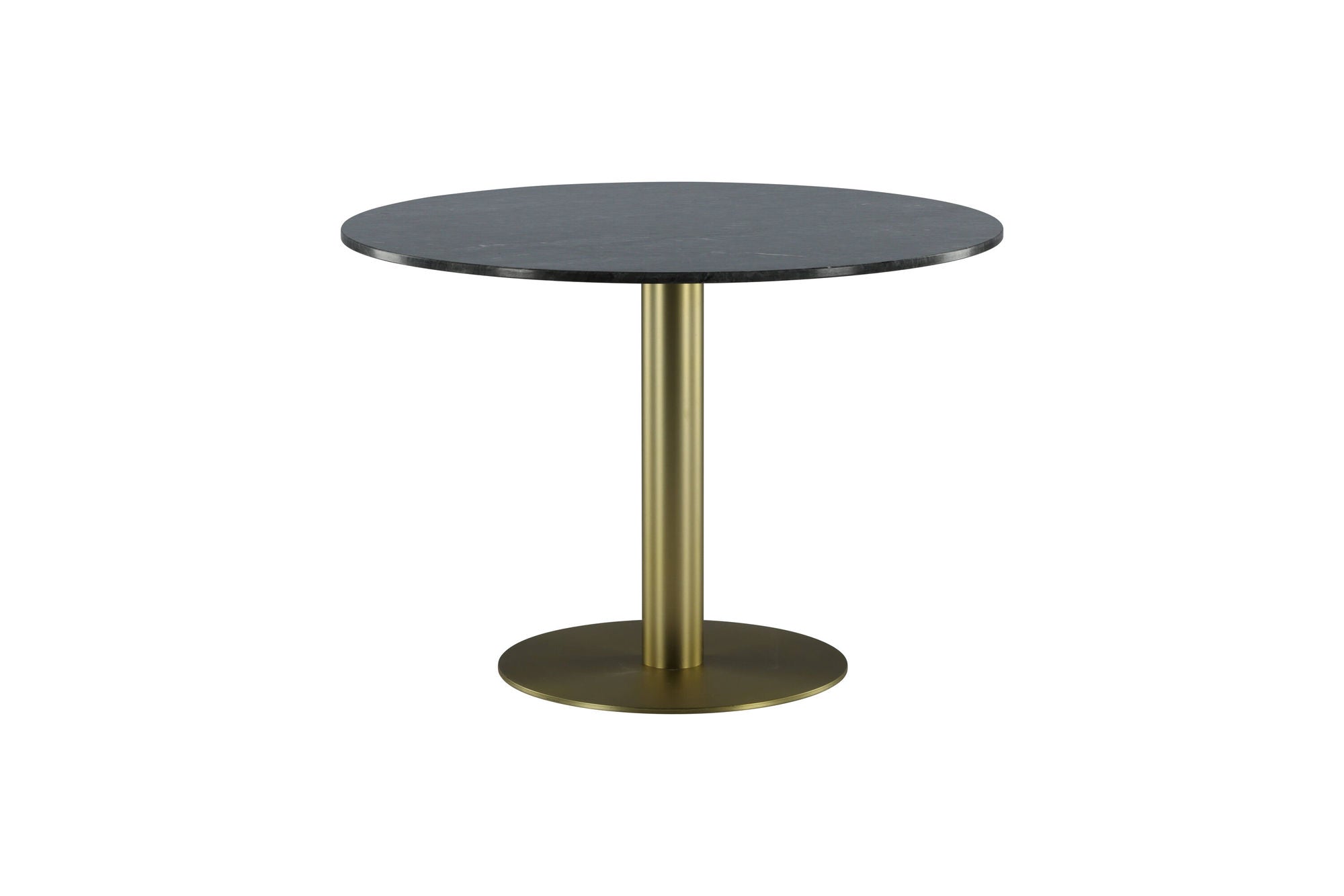 Venture Home Estelle spisebord round 106cm Grey Marble / Brass